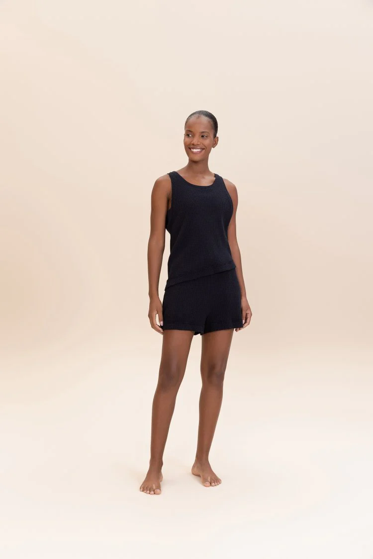 Asymmetric Coozy Tank Top - Image 2