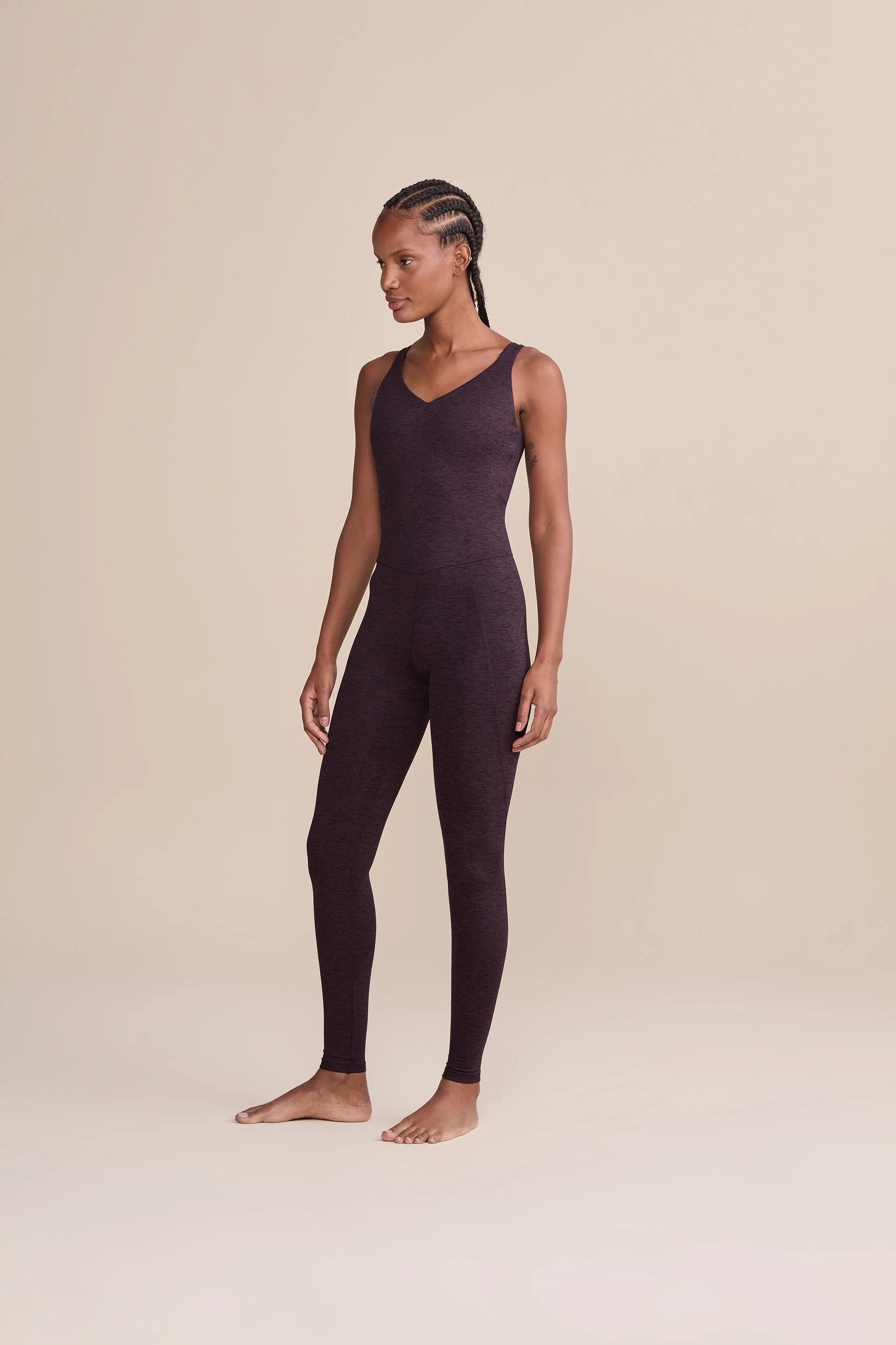 Back Strip Groove Jumpsuit