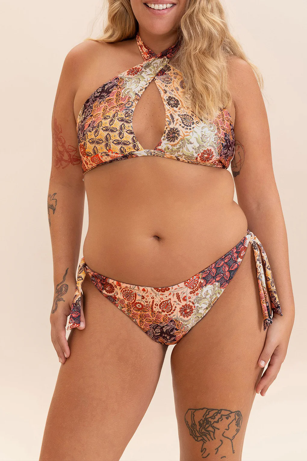 Boho Tie-Up Bikini Bottom - Image 2