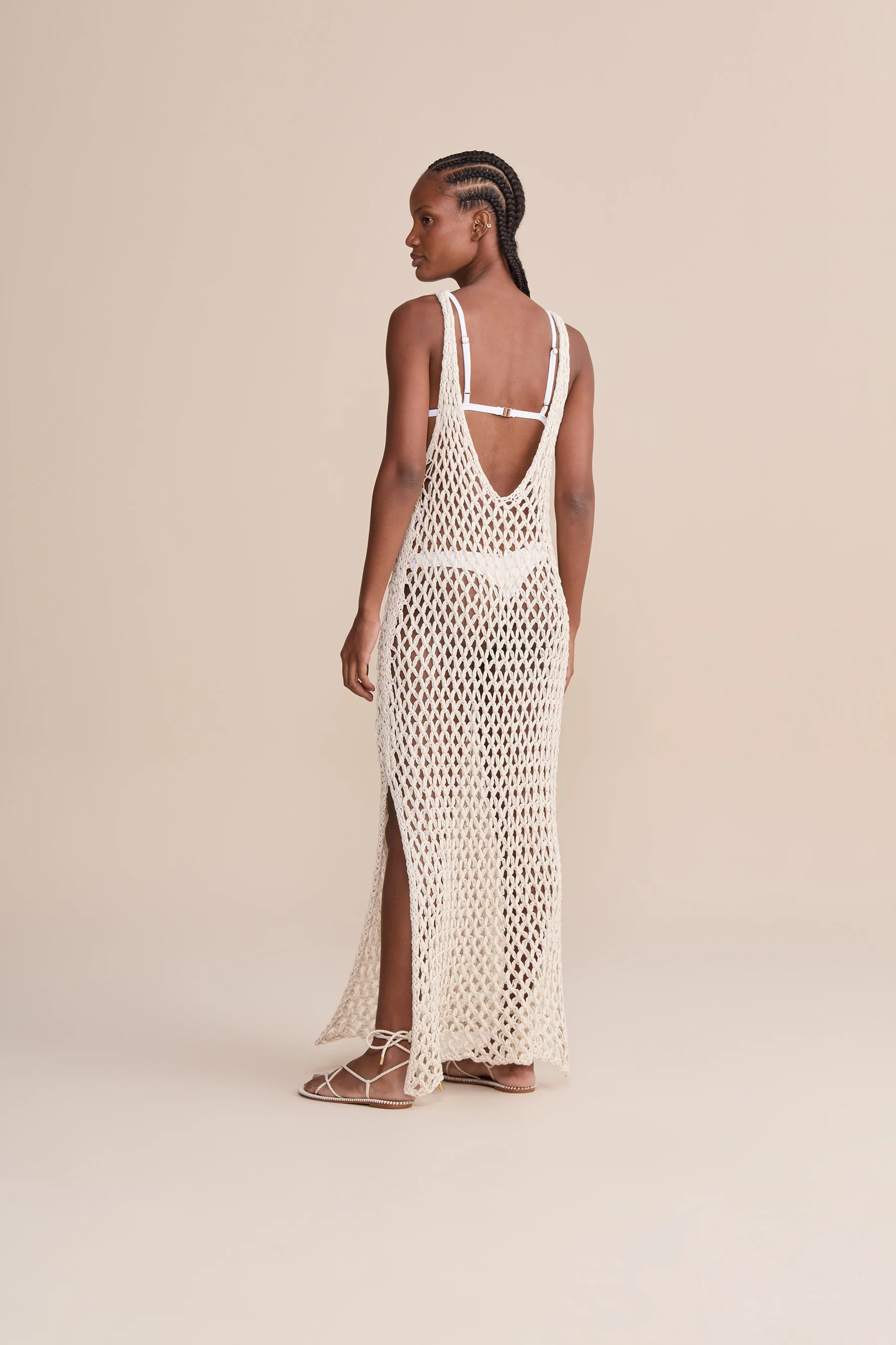 Cross-Strap Knit Dress - Image 2