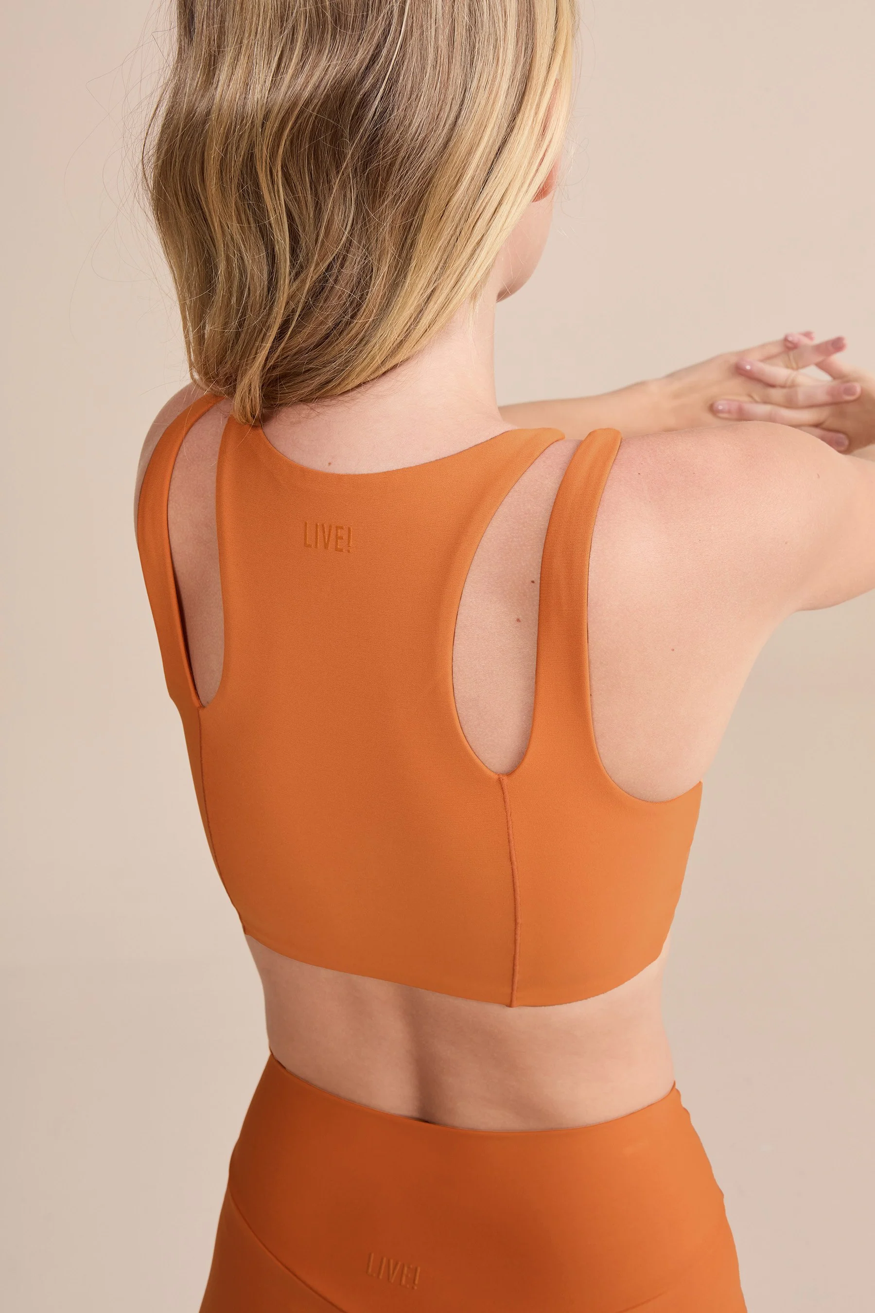 Cut Out Clash Sports Bra - Image 2
