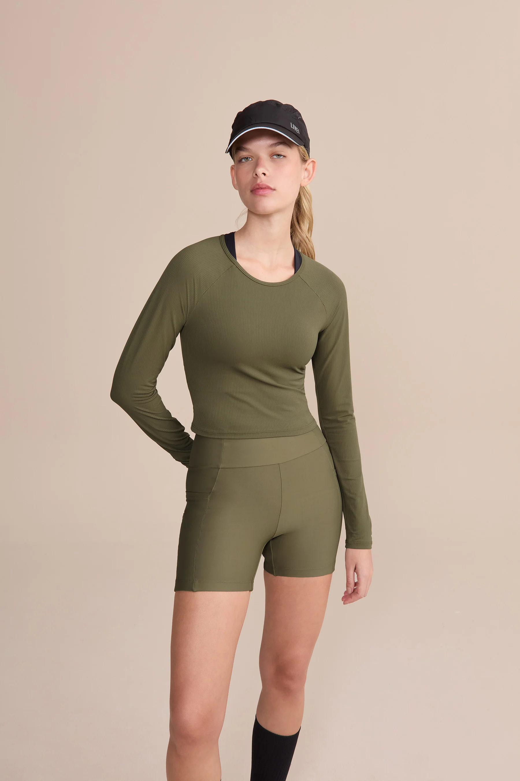 Cut Out Ribbed Knit Long Sleeve Top - Image 4