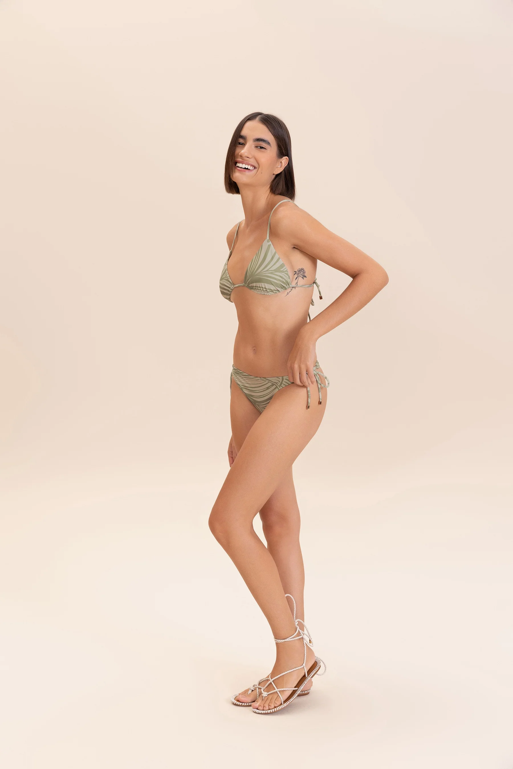 Forest Maxi Triangle Bikini Top