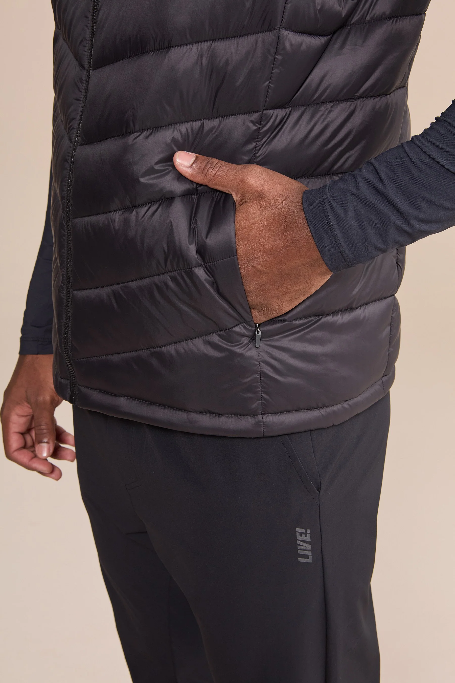 Fresh Nylon Men's Puffer Vest - Image 6