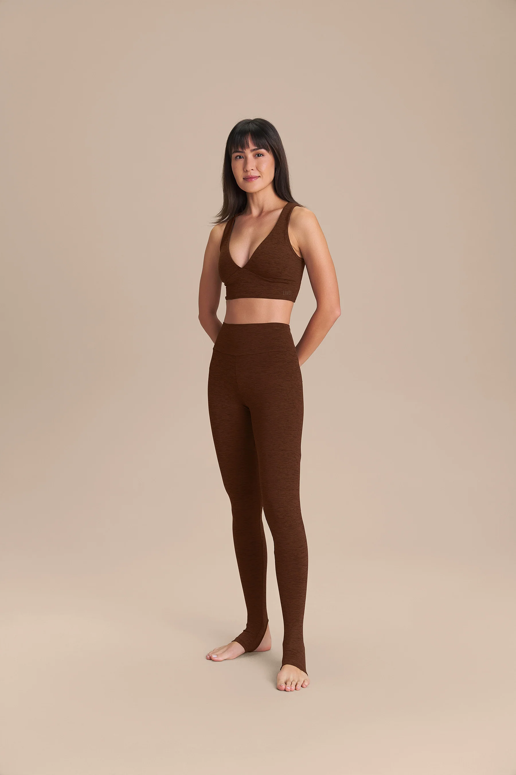 Groove Seam Stirrup Full-Length Leggings - Image 2
