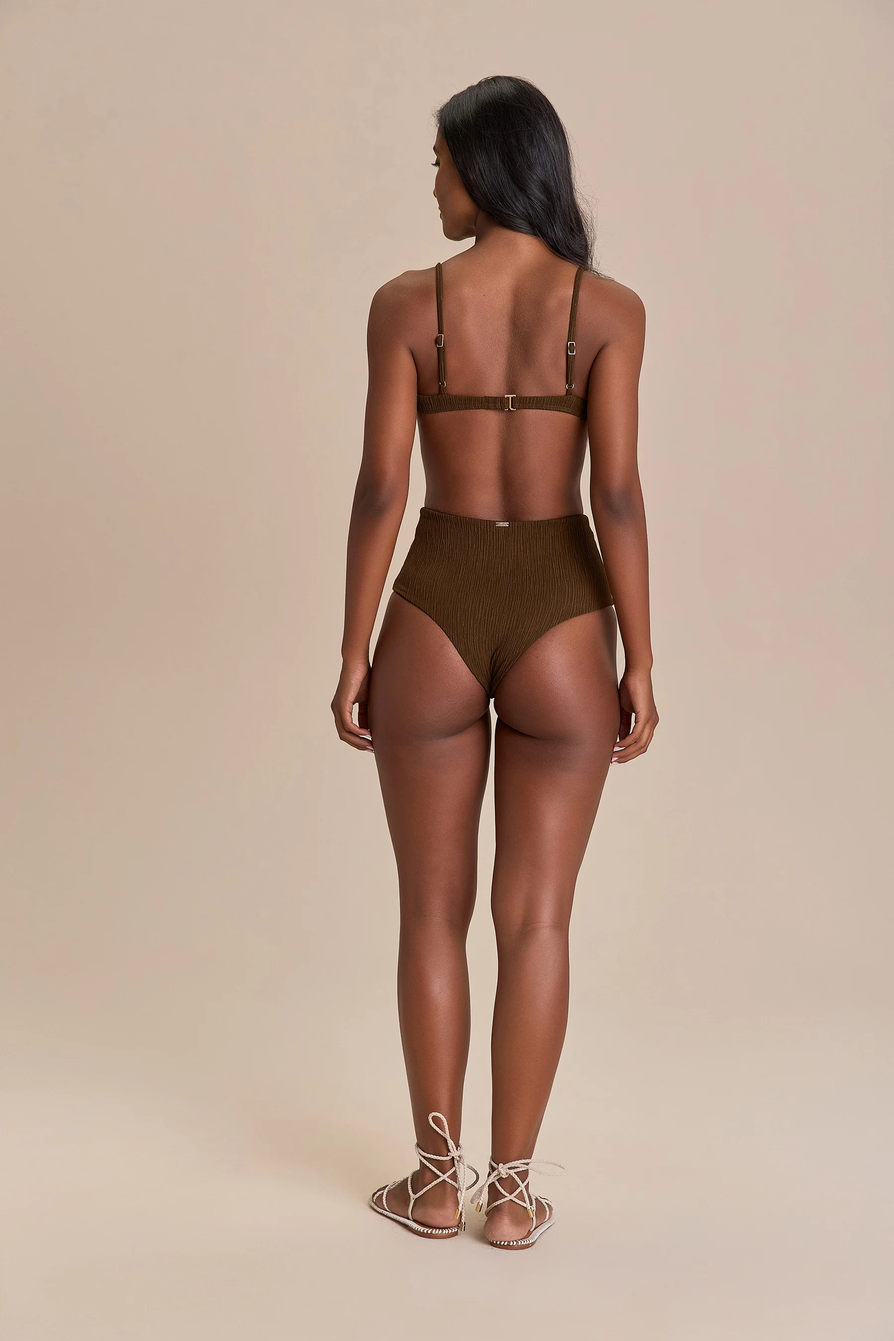 Jacquard Curl Hot Pant Bikini Bottom - Image 6