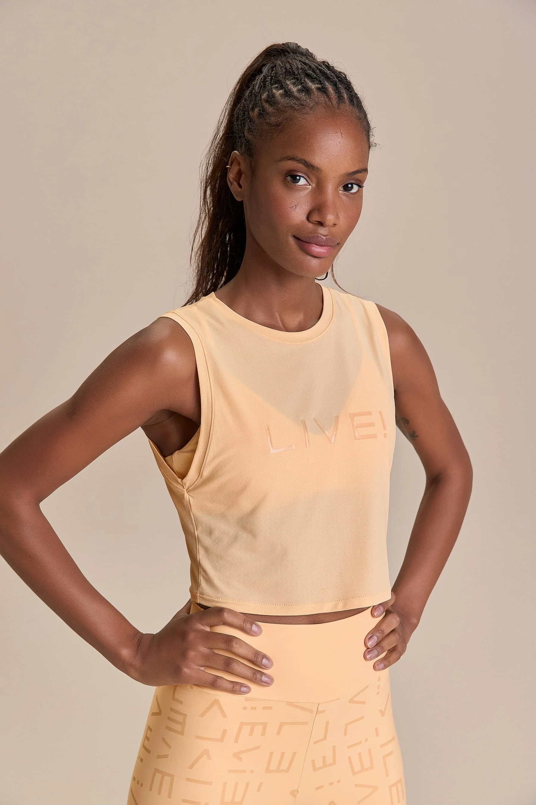 LIVE! Comfort Crop Tank Top - Image 4