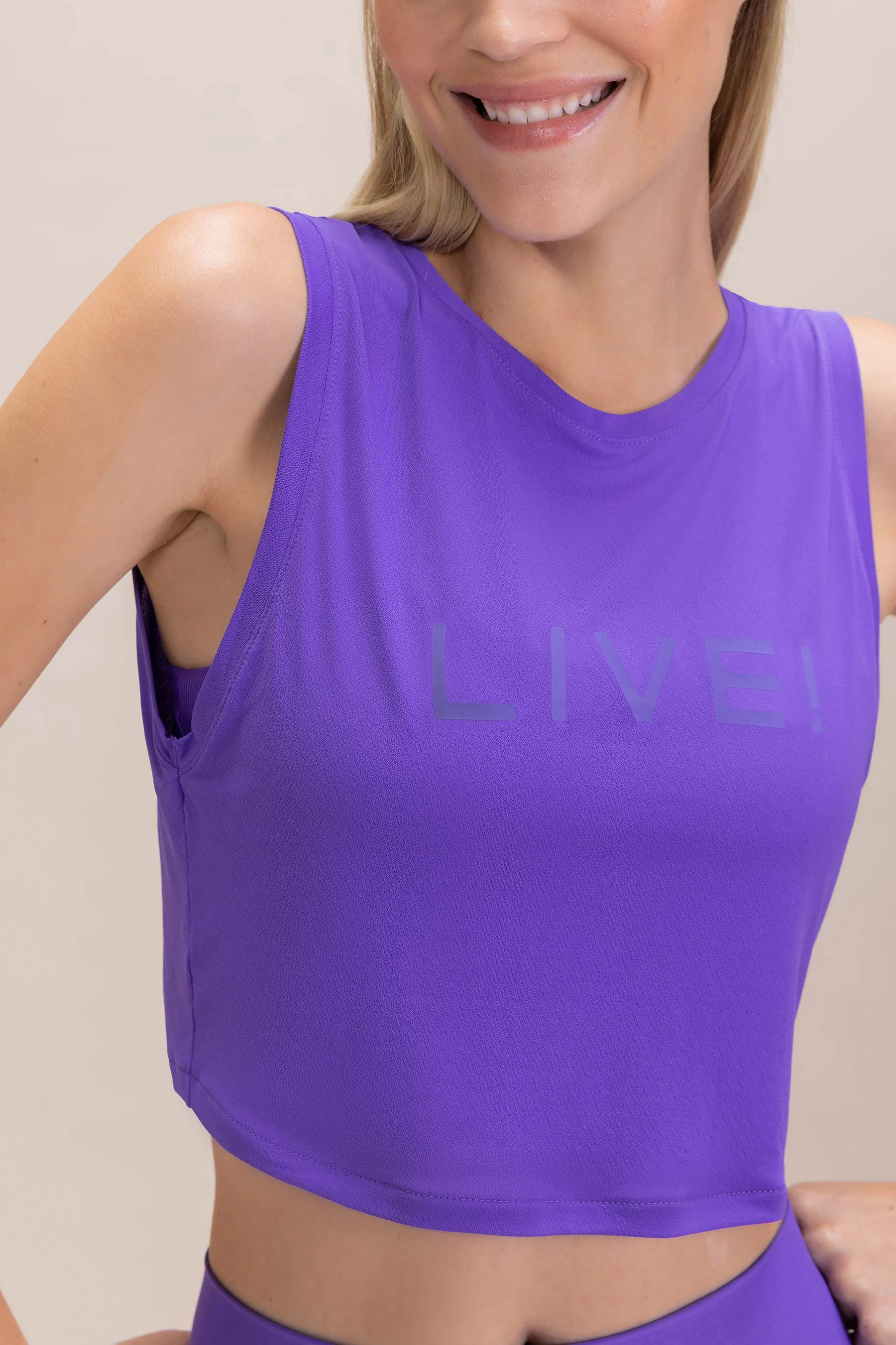 LIVE! Comfort Crop Tank Top - Image 58