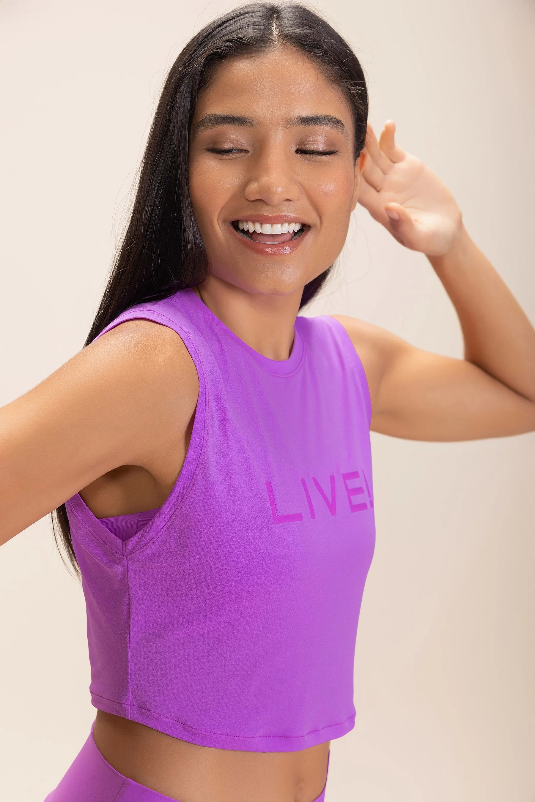 LIVE! Comfort Crop Tank Top - Image 59