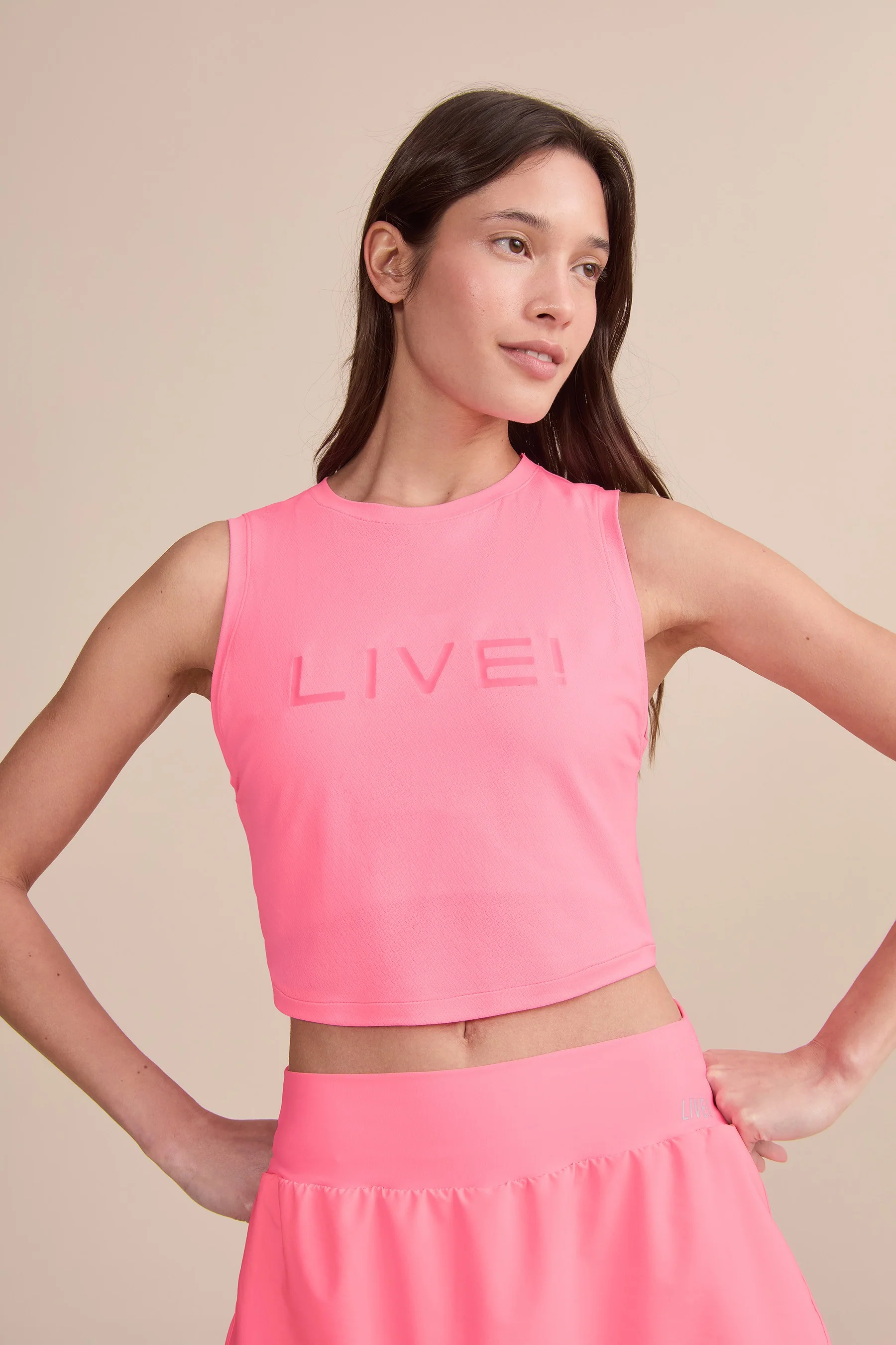 LIVE! Comfort Crop Tank Top - Image 71