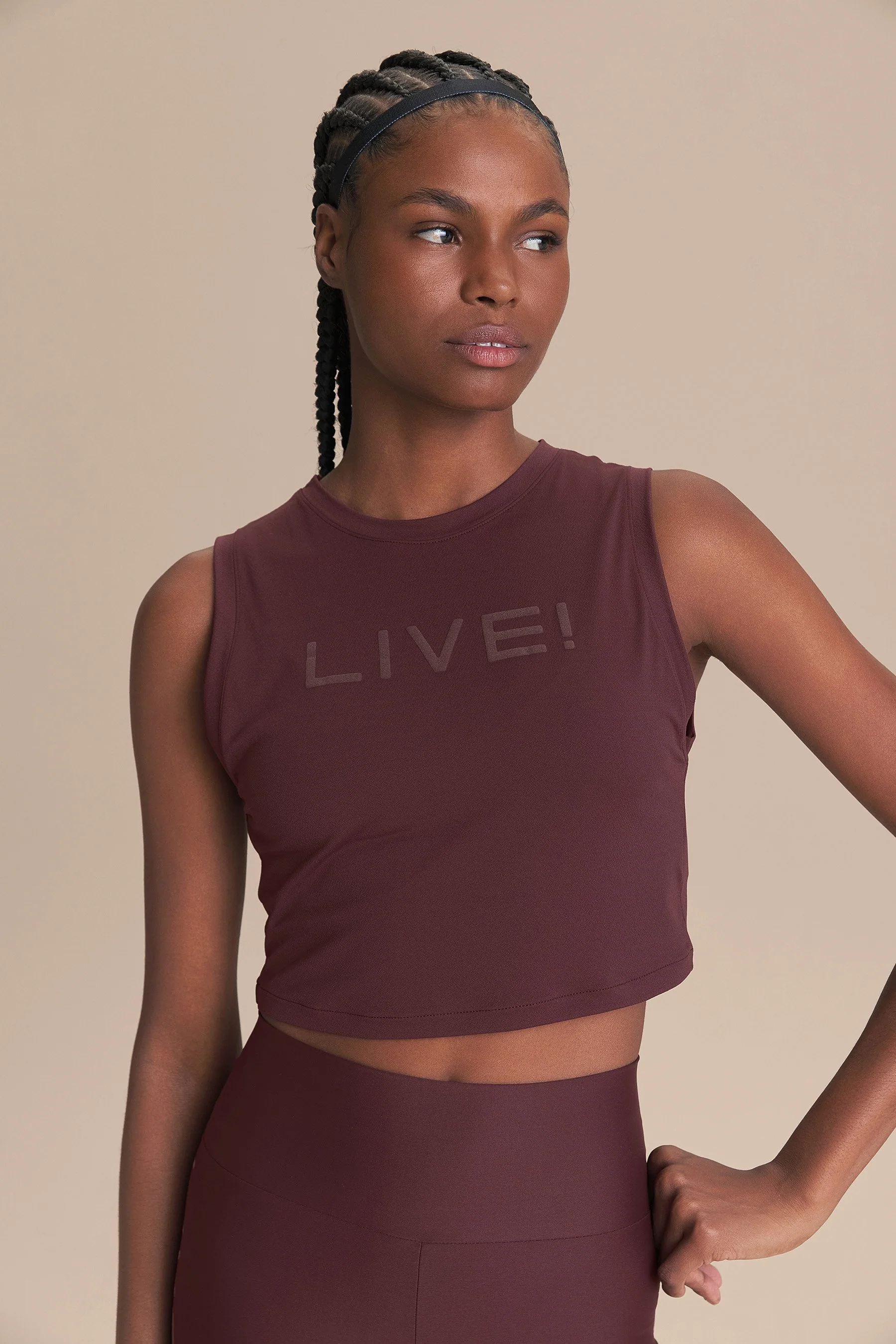 LIVE! Comfort Crop Tank Top - Image 75
