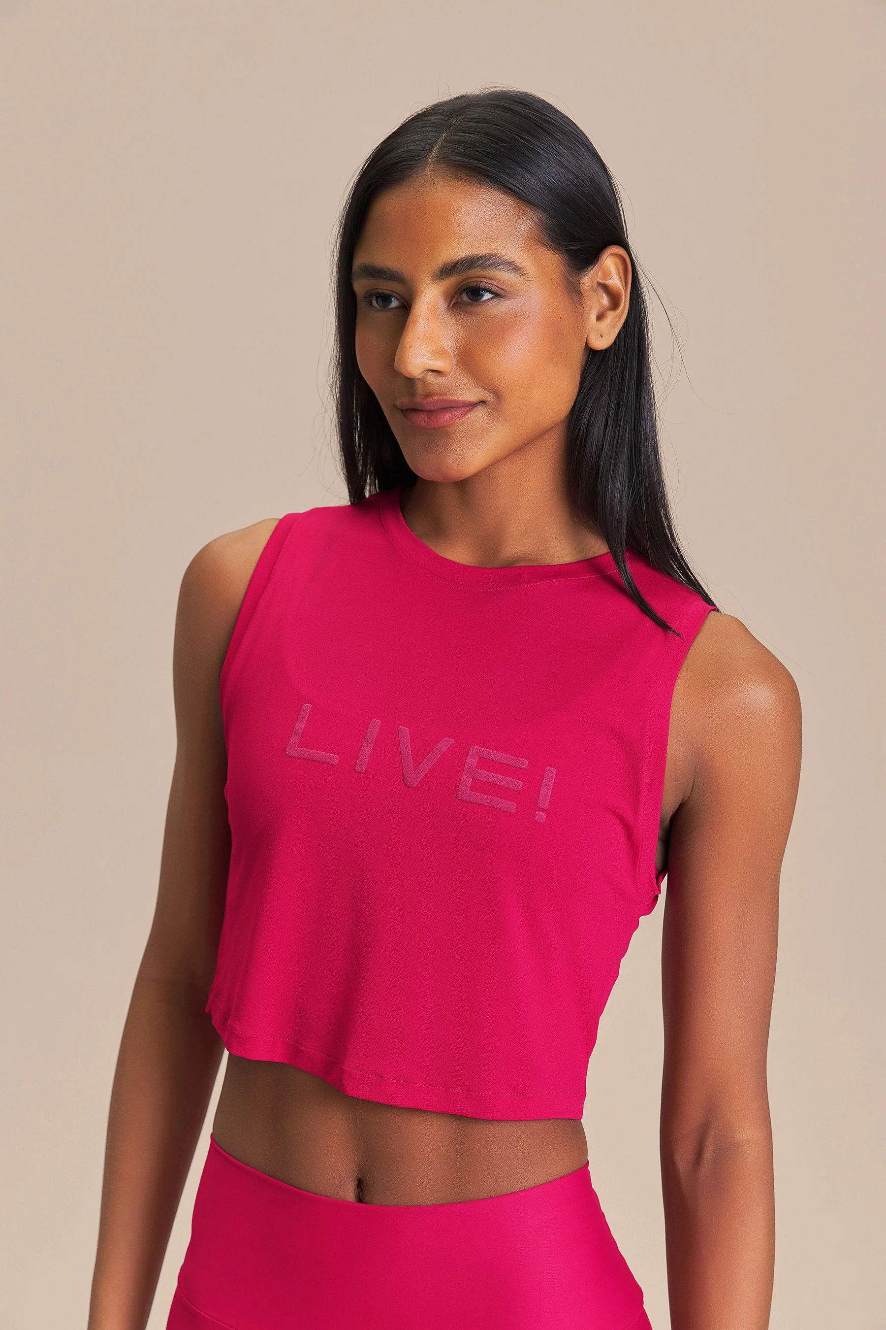 LIVE! Comfort Crop Tank Top - Image 80