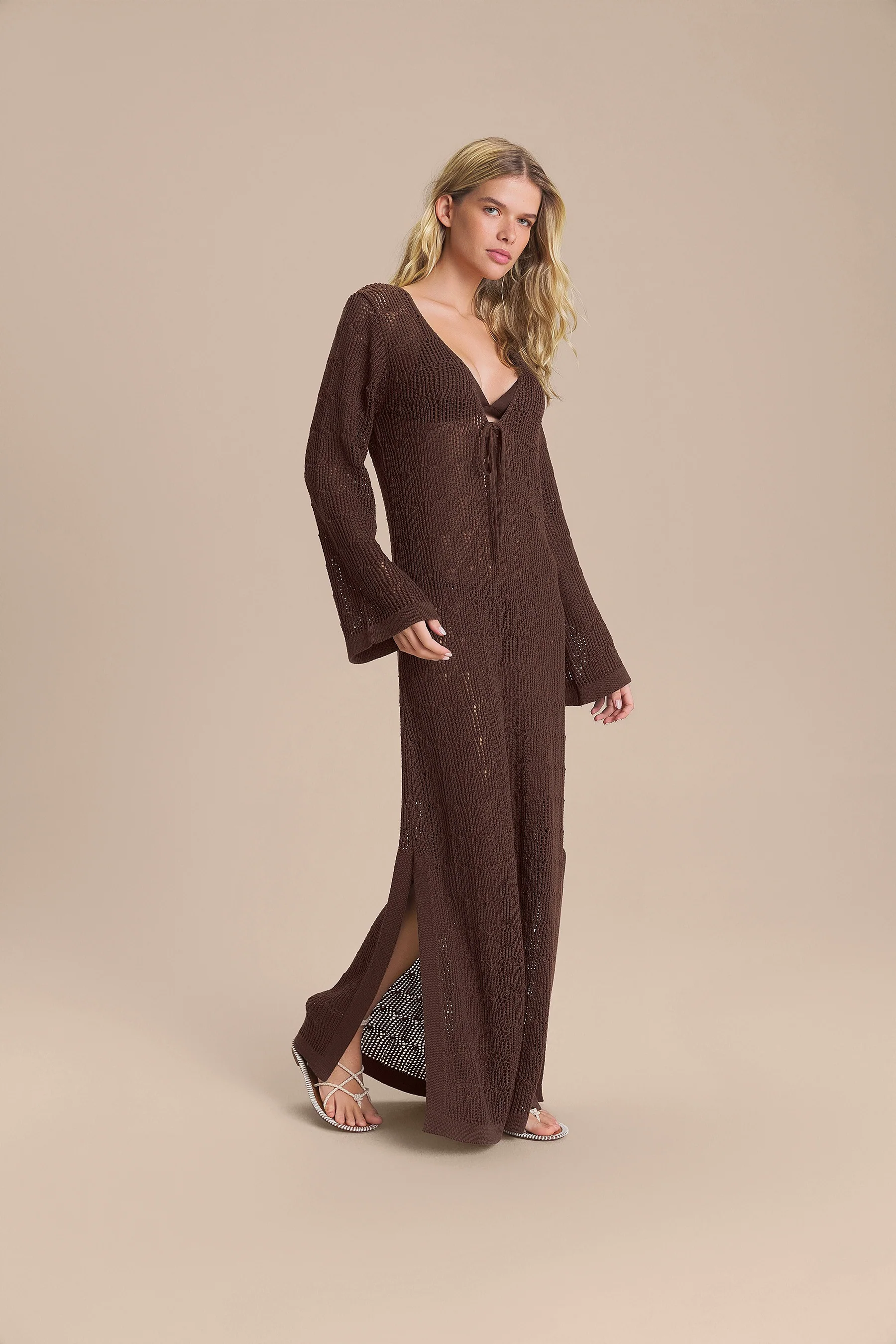 Luxe Knit Multi Long Dress - Image 3