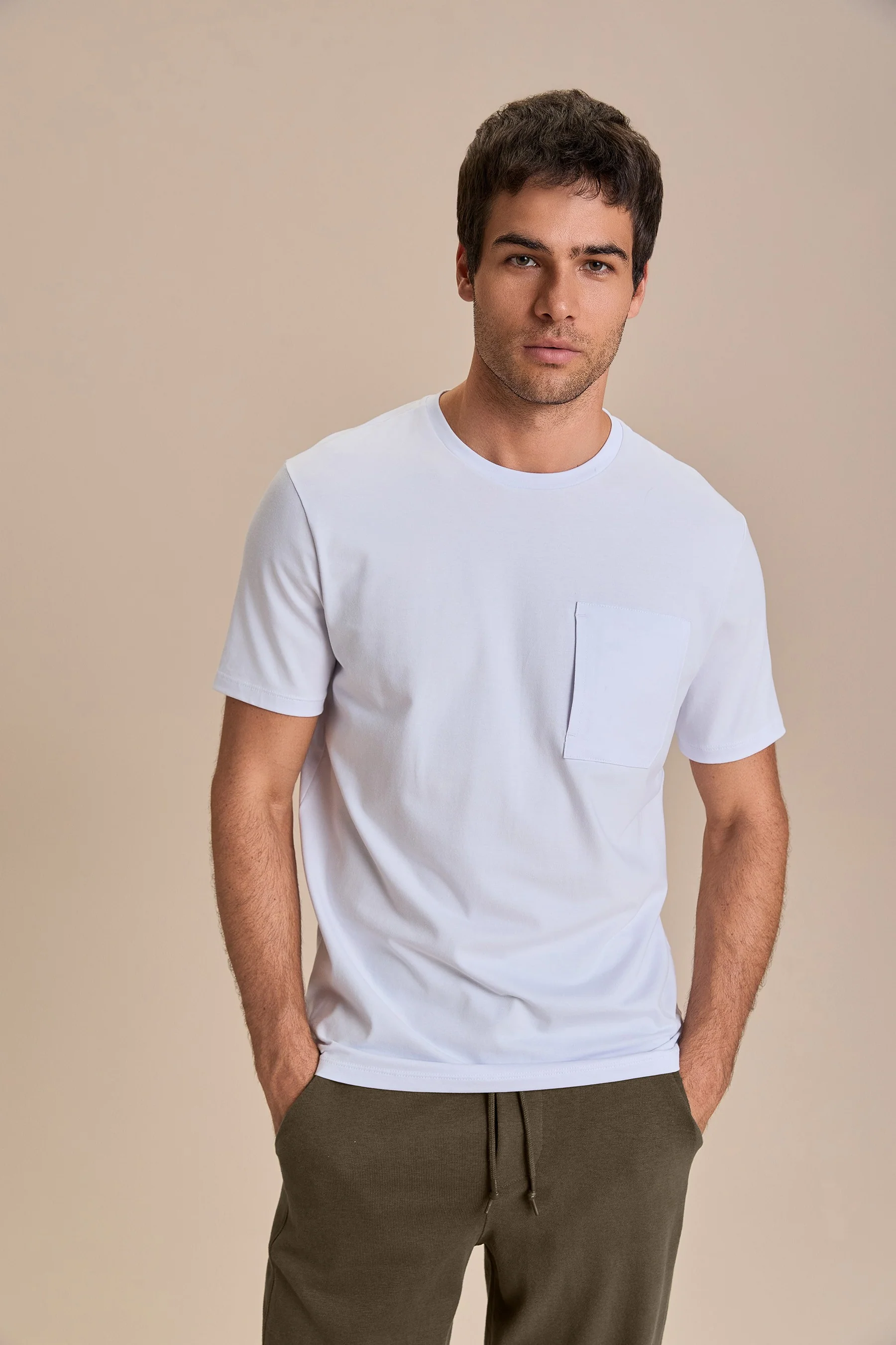 Men's Comfy Pocket Pima T-Shirt - Image 3