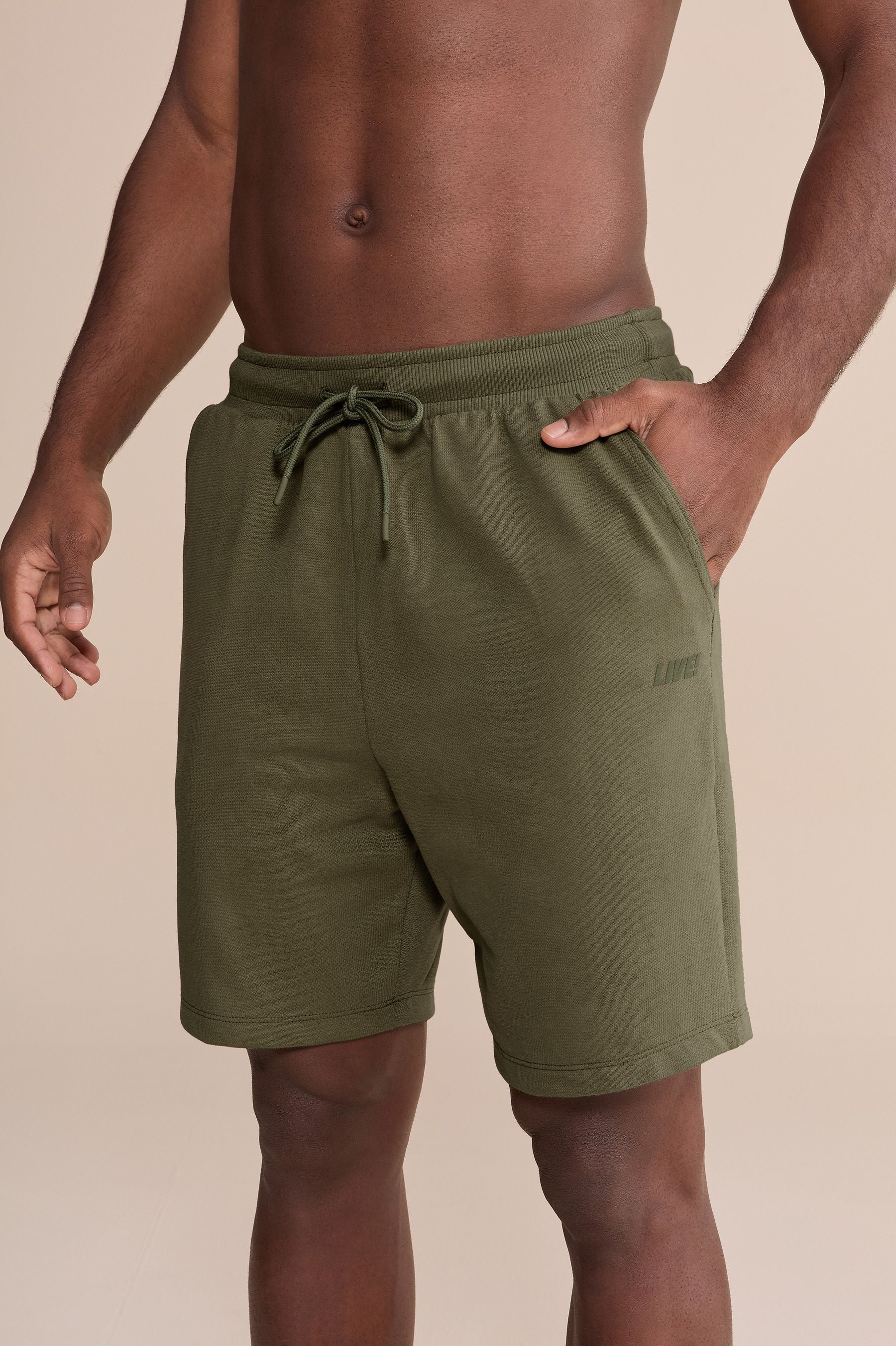 Men's Rino Stone Knit Long Shorts - Image 2
