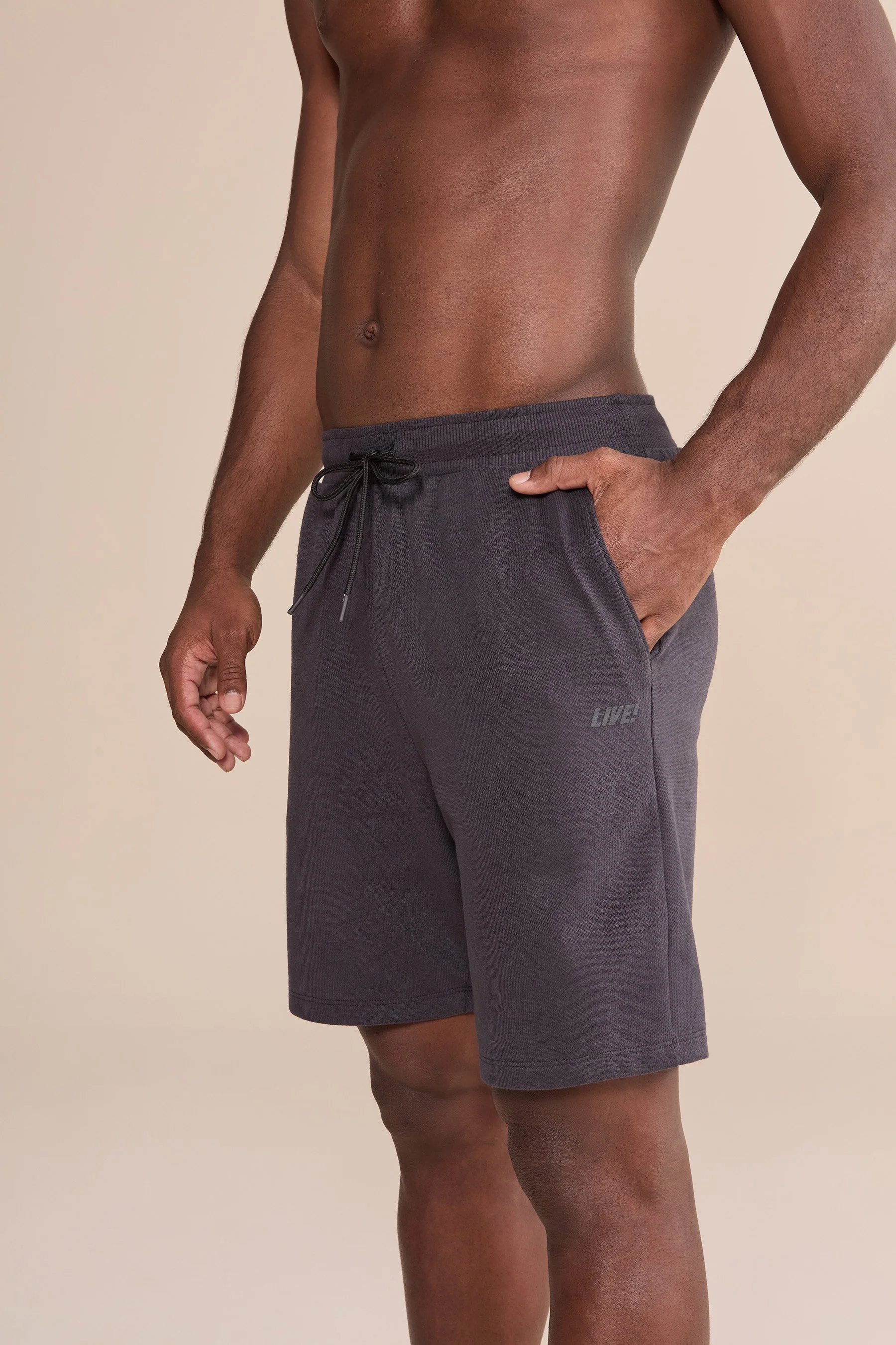 Men's Rino Stone Knit Long Shorts - Image 3