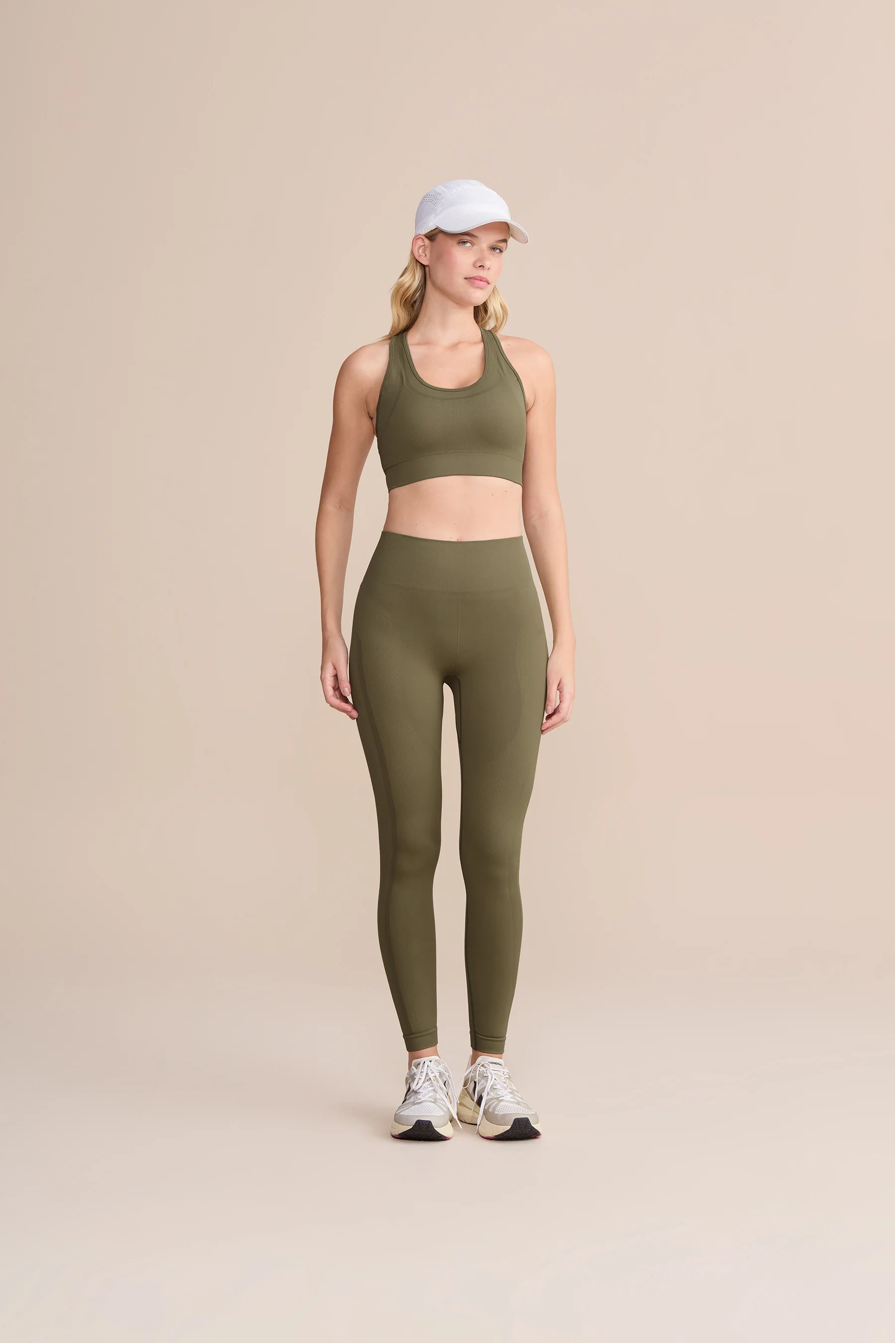 Mix Seamless Knit Racerback Sports Bra - Image 2
