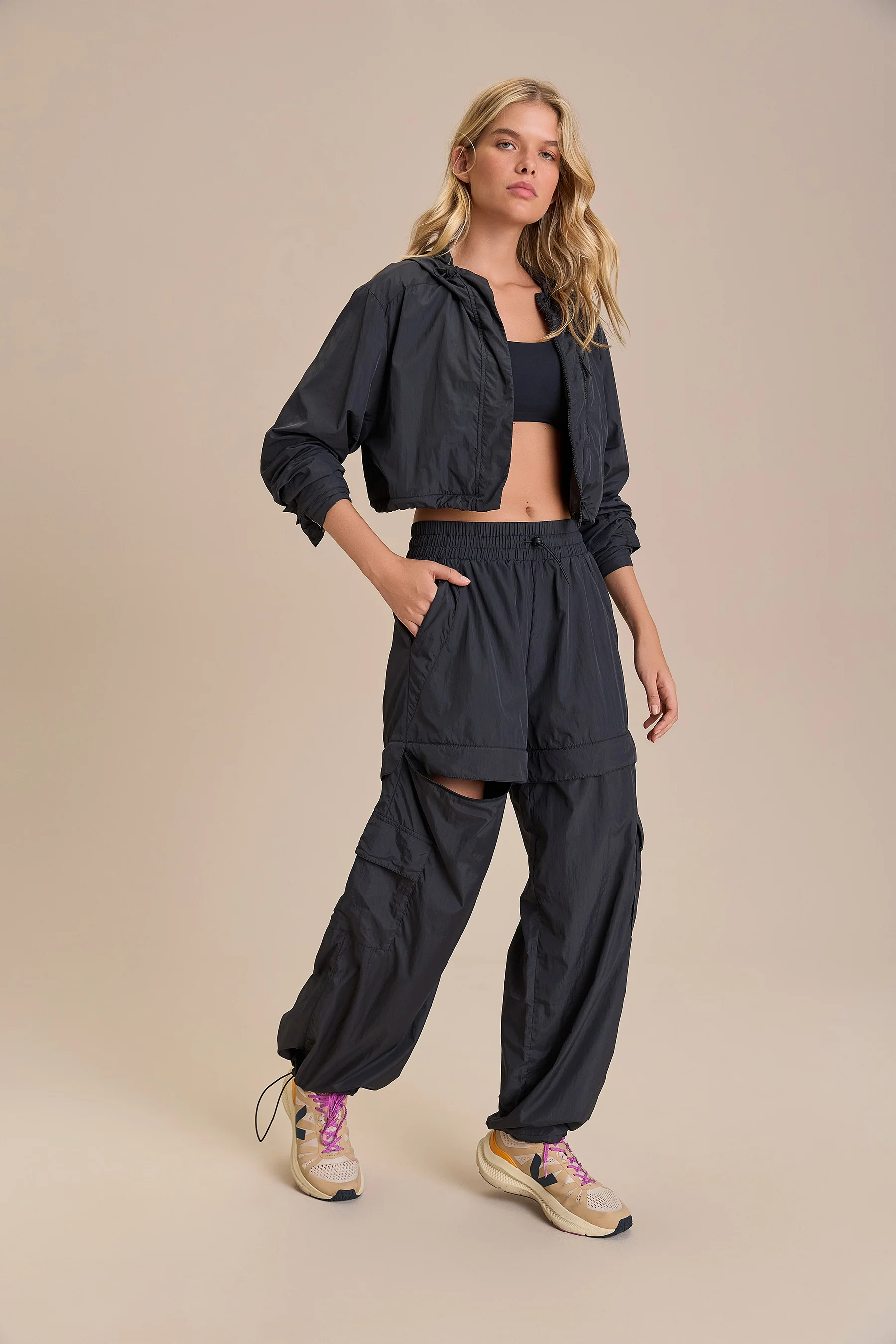 Multi Nylon Sportif Pants - Image 3