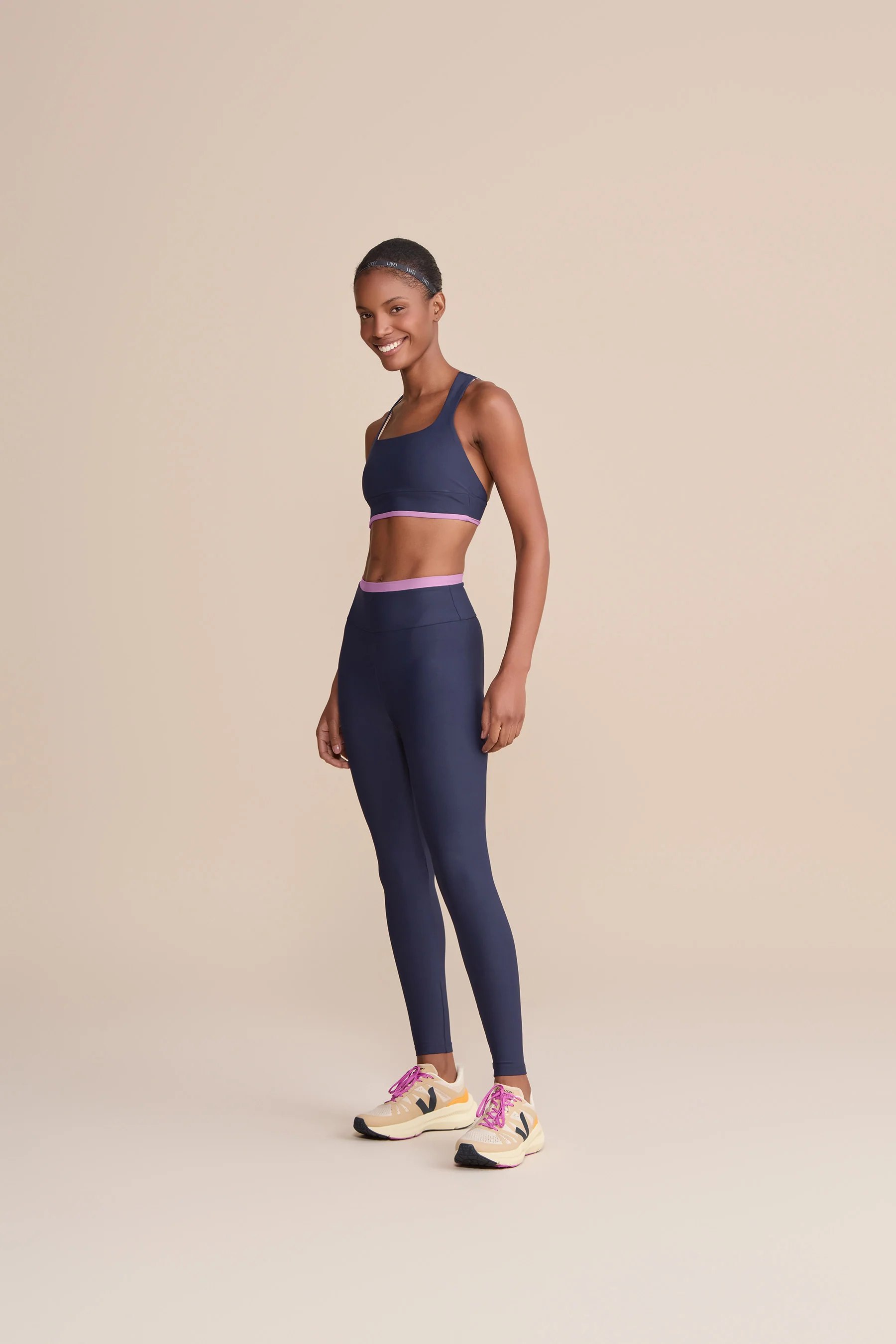 Neo Contrast Racerback Sports Bra - Image 2