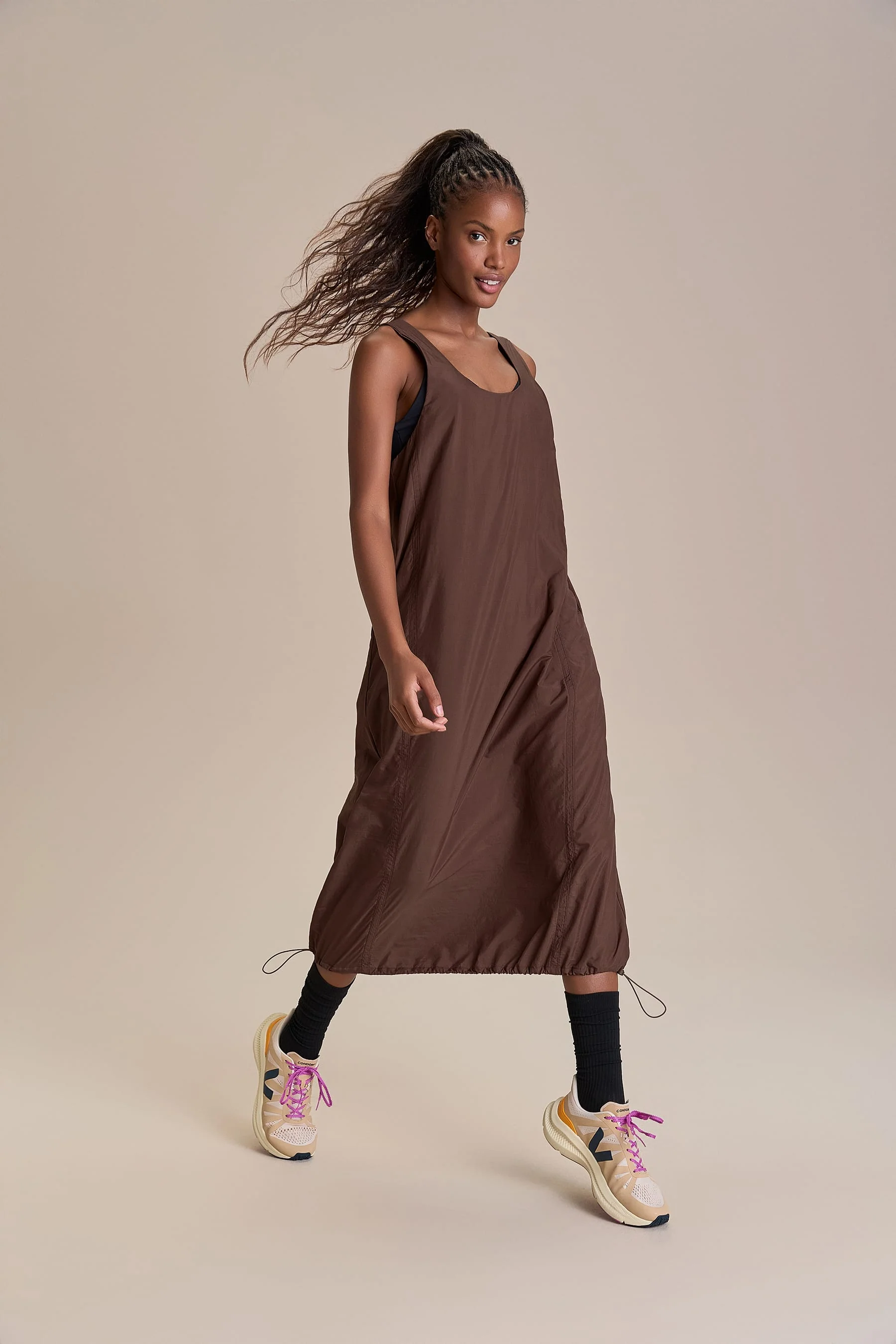 Nylon Net Long Dress - Image 3