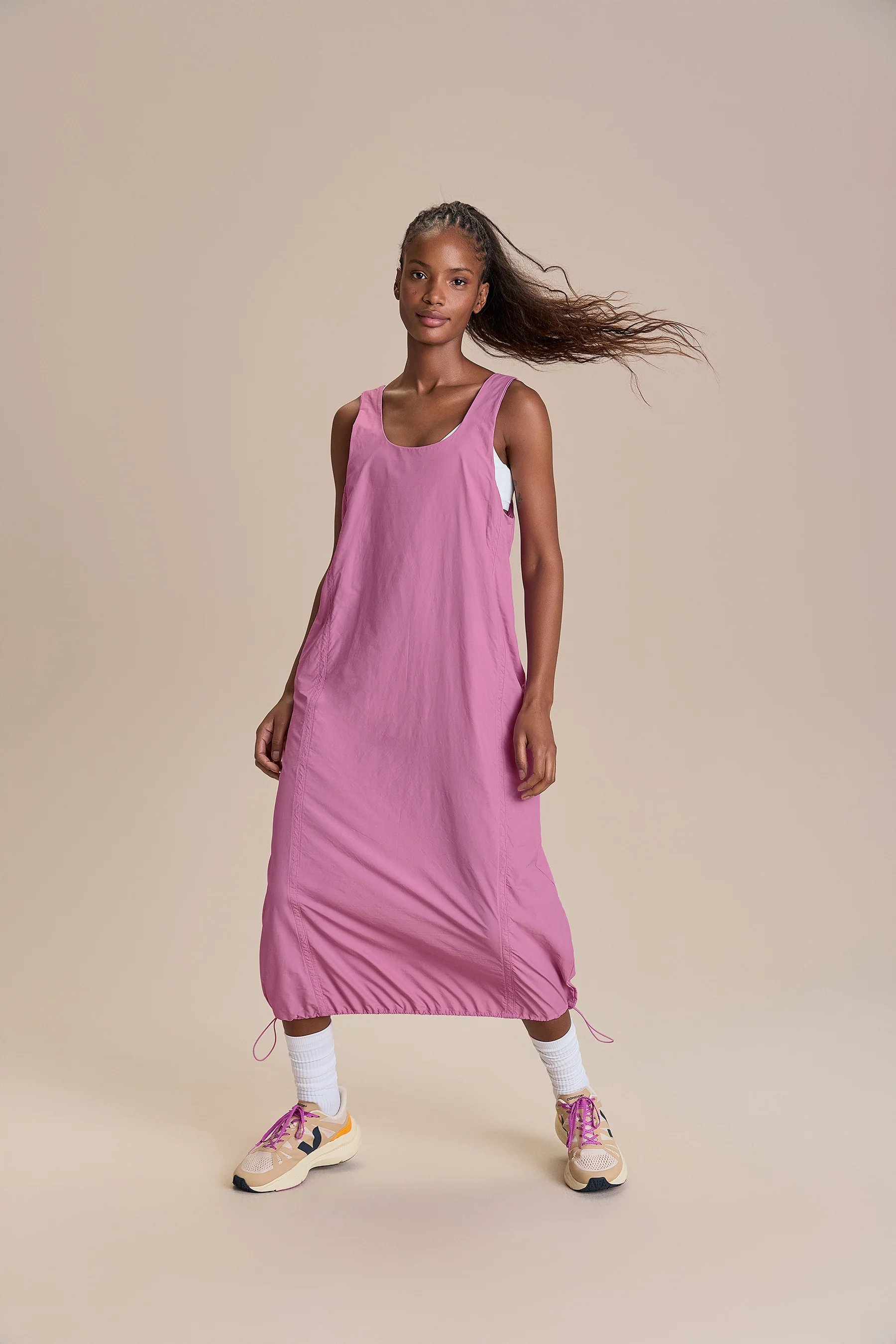 Nylon Net Long Dress - Image 4