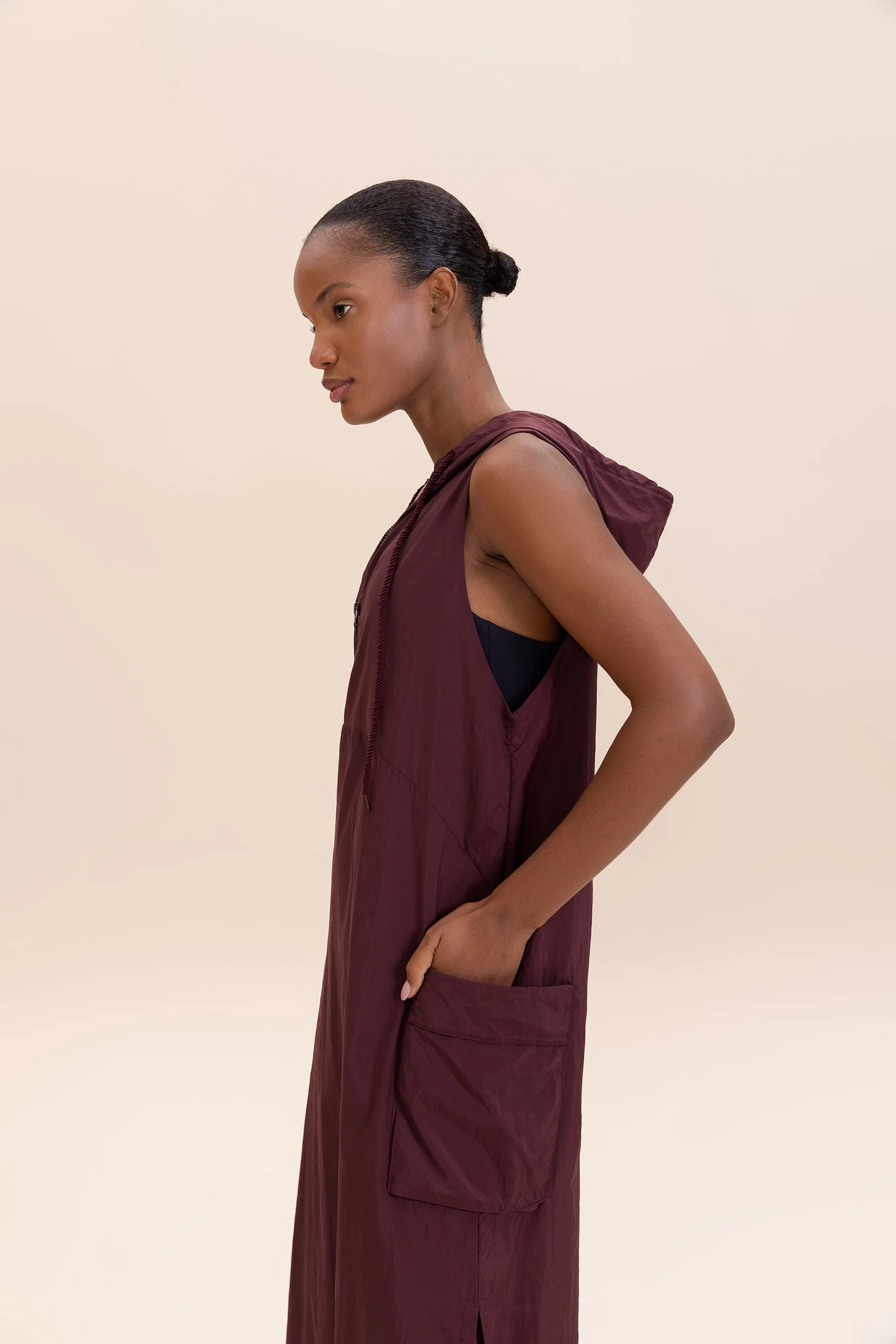 Nylon Net Midi Dress - Image 2