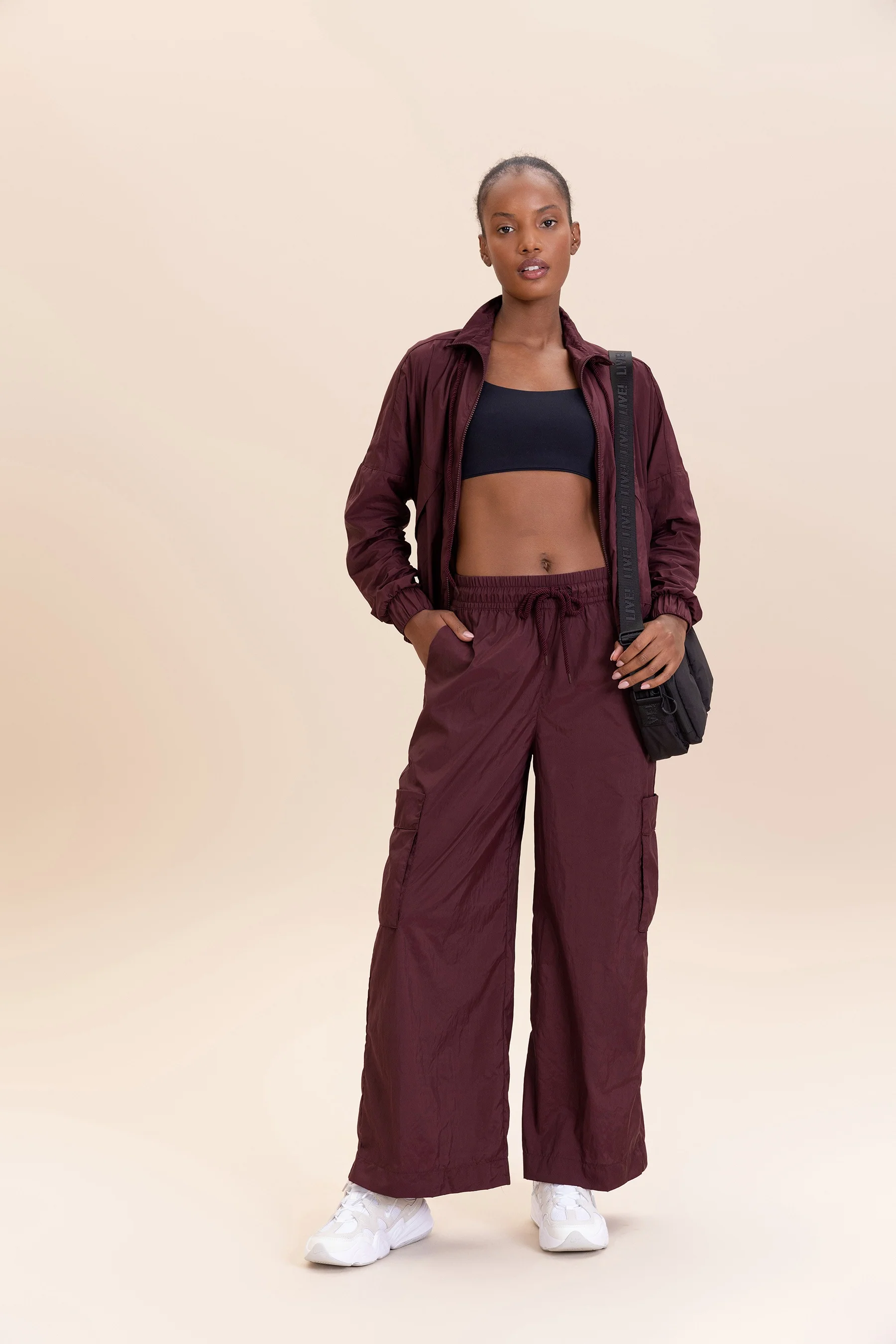 Nylon Net Straight Leg Pants - Image 3