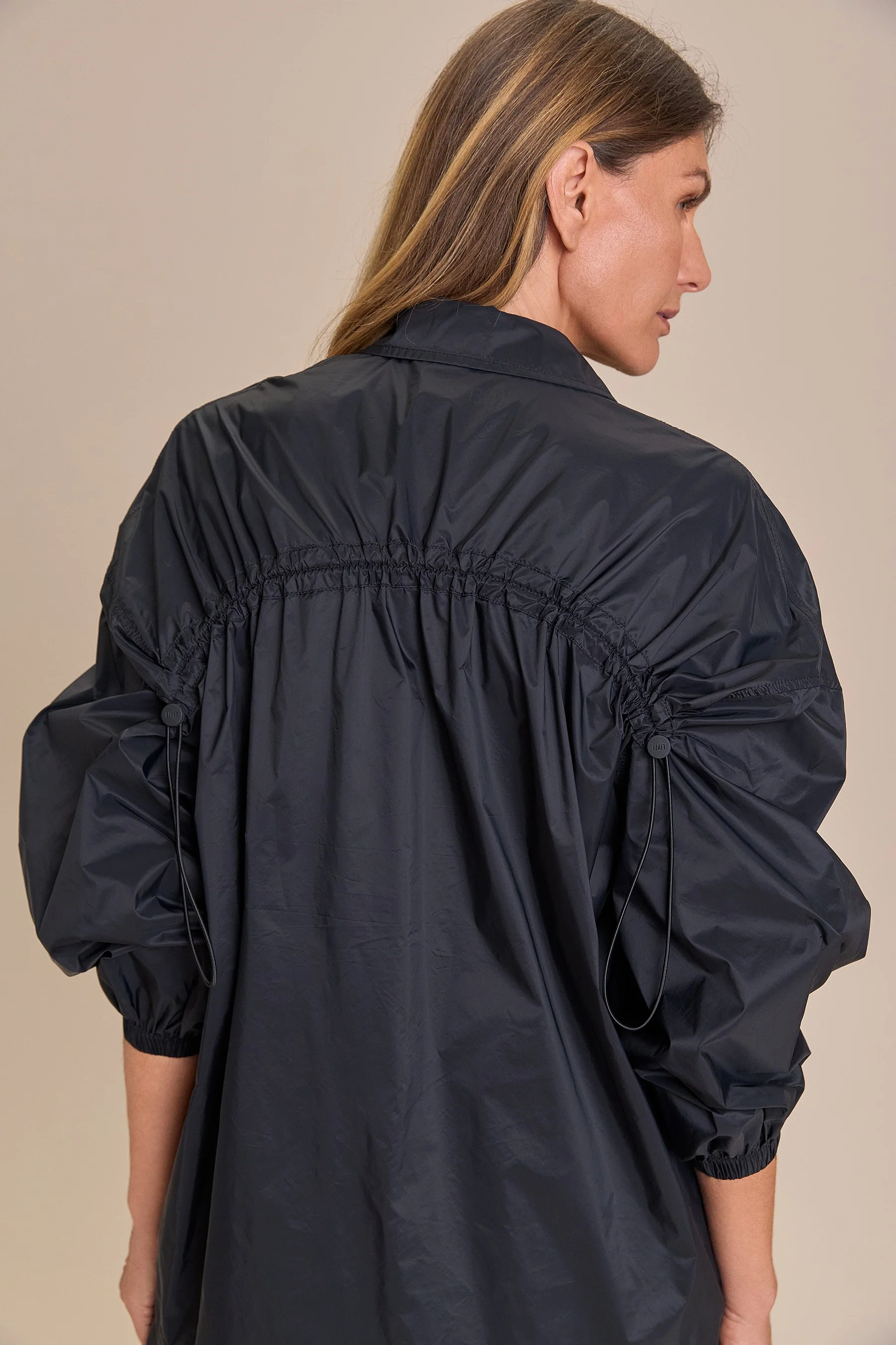 Oversized Nylon Light Shirt - Image 2