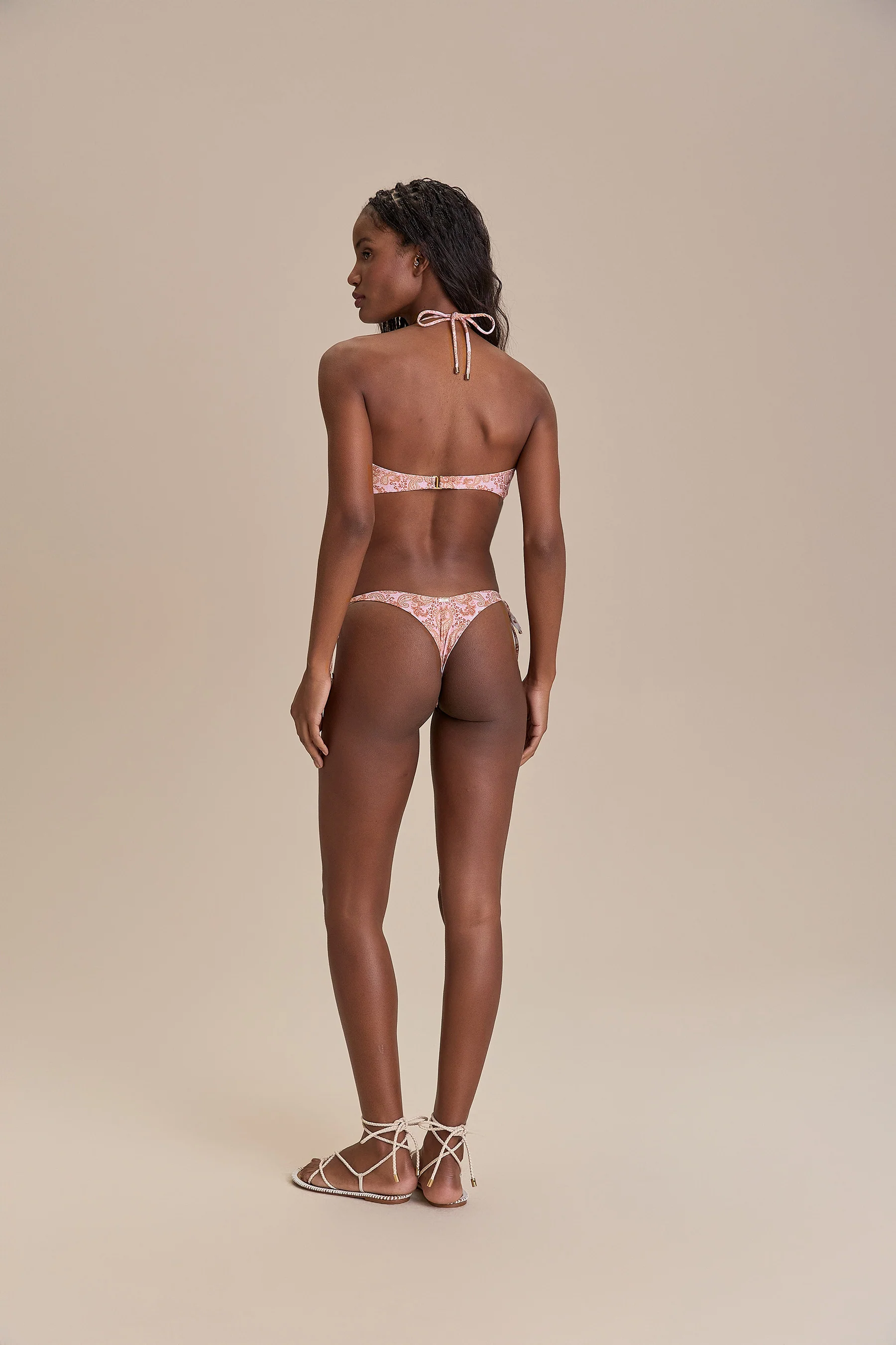 Paisley Tie Side Bikini Bottom - Image 4