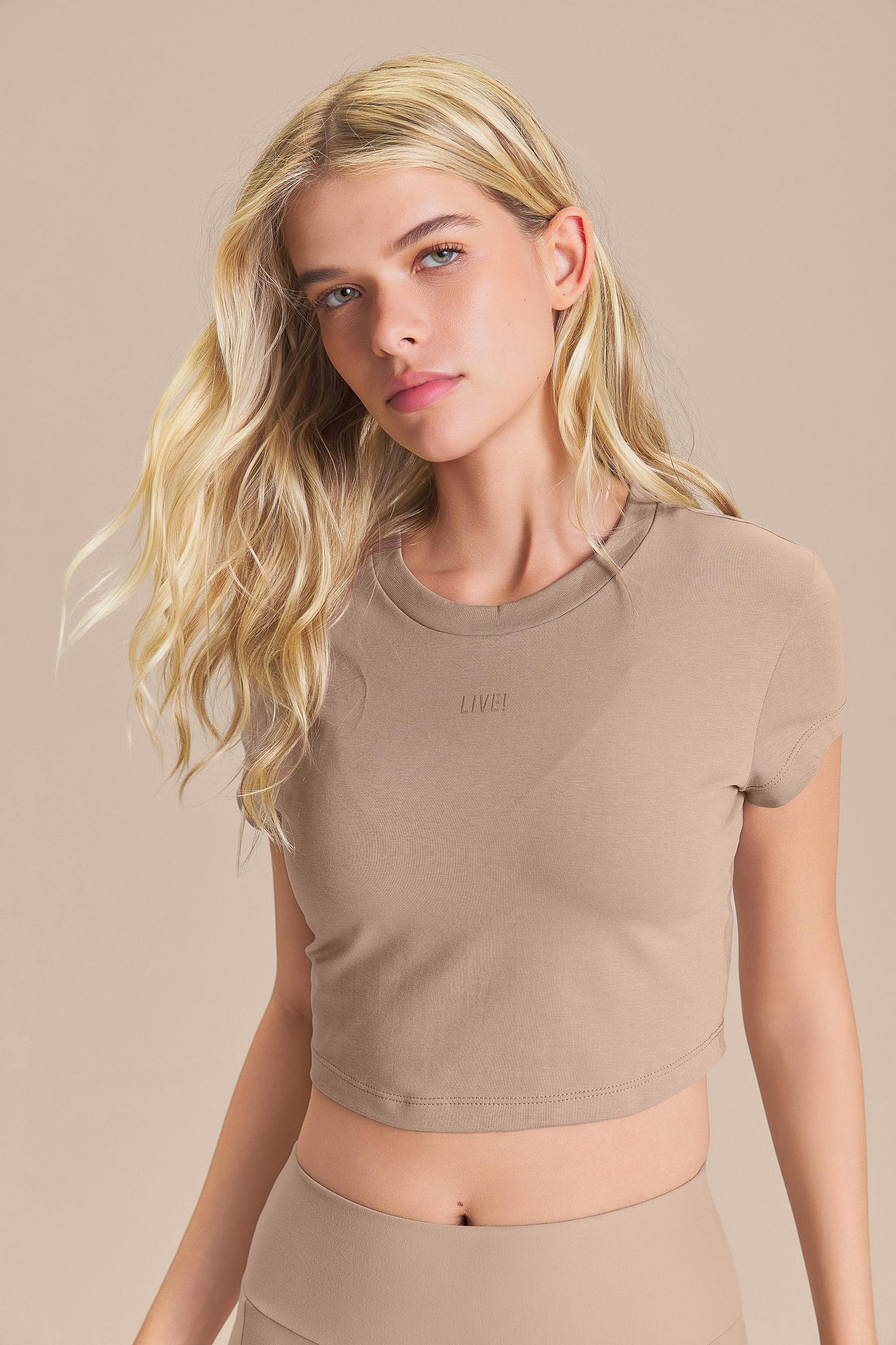 Pima Slim Cropped Top - Image 4