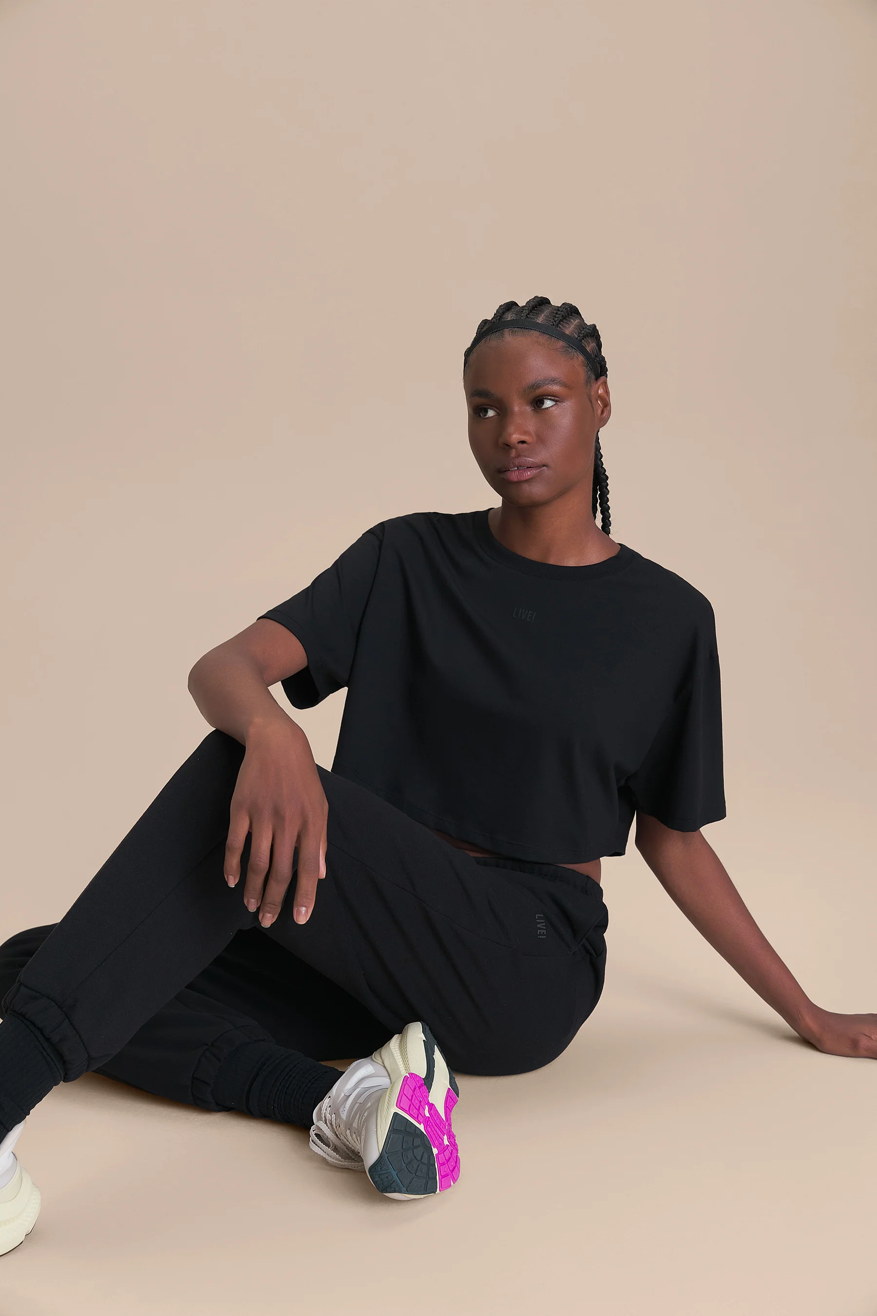 Pima Slim Cropped T-Shirt - Image 2