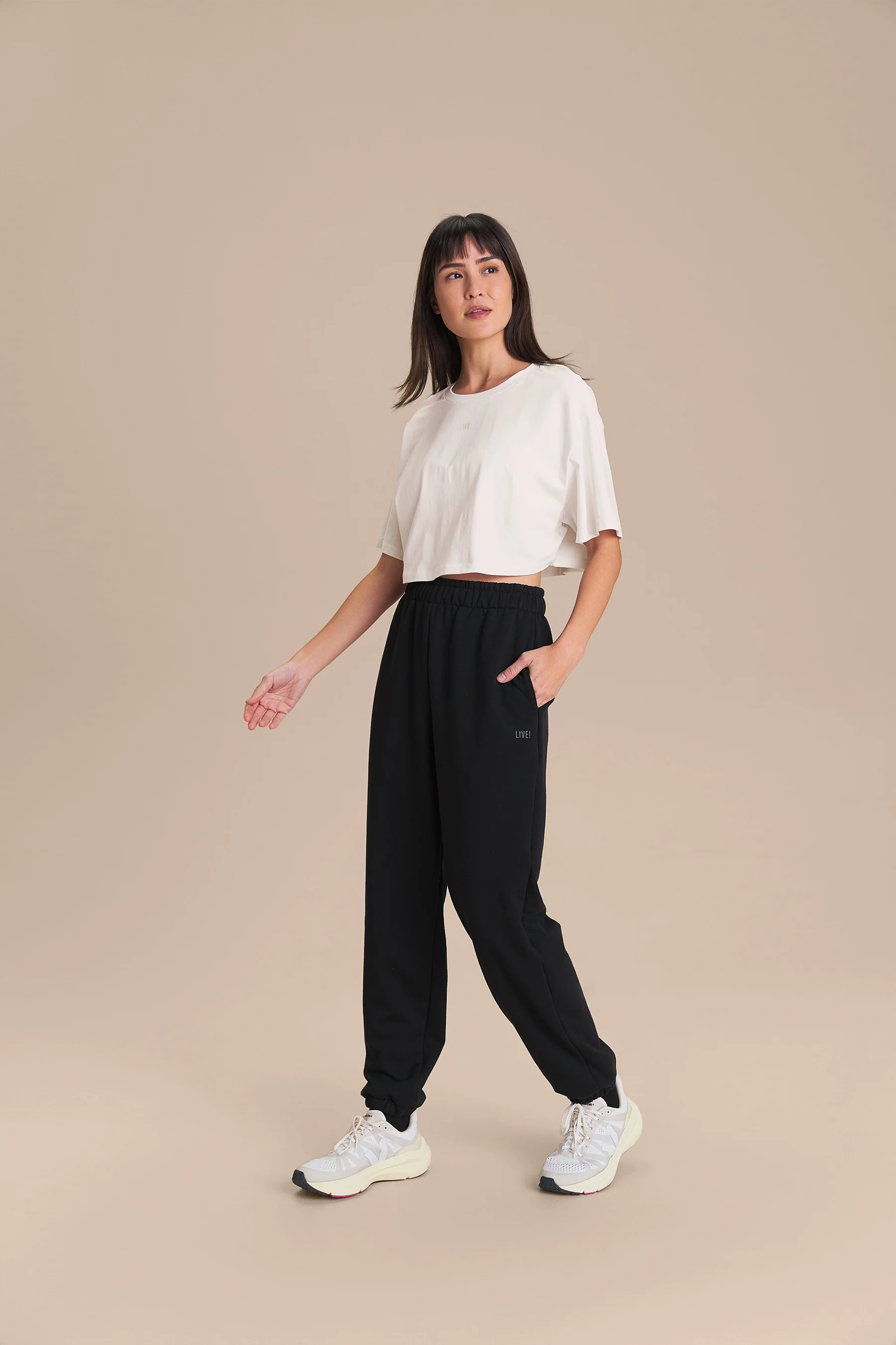 Pima Slim Cropped T-Shirt - Image 3