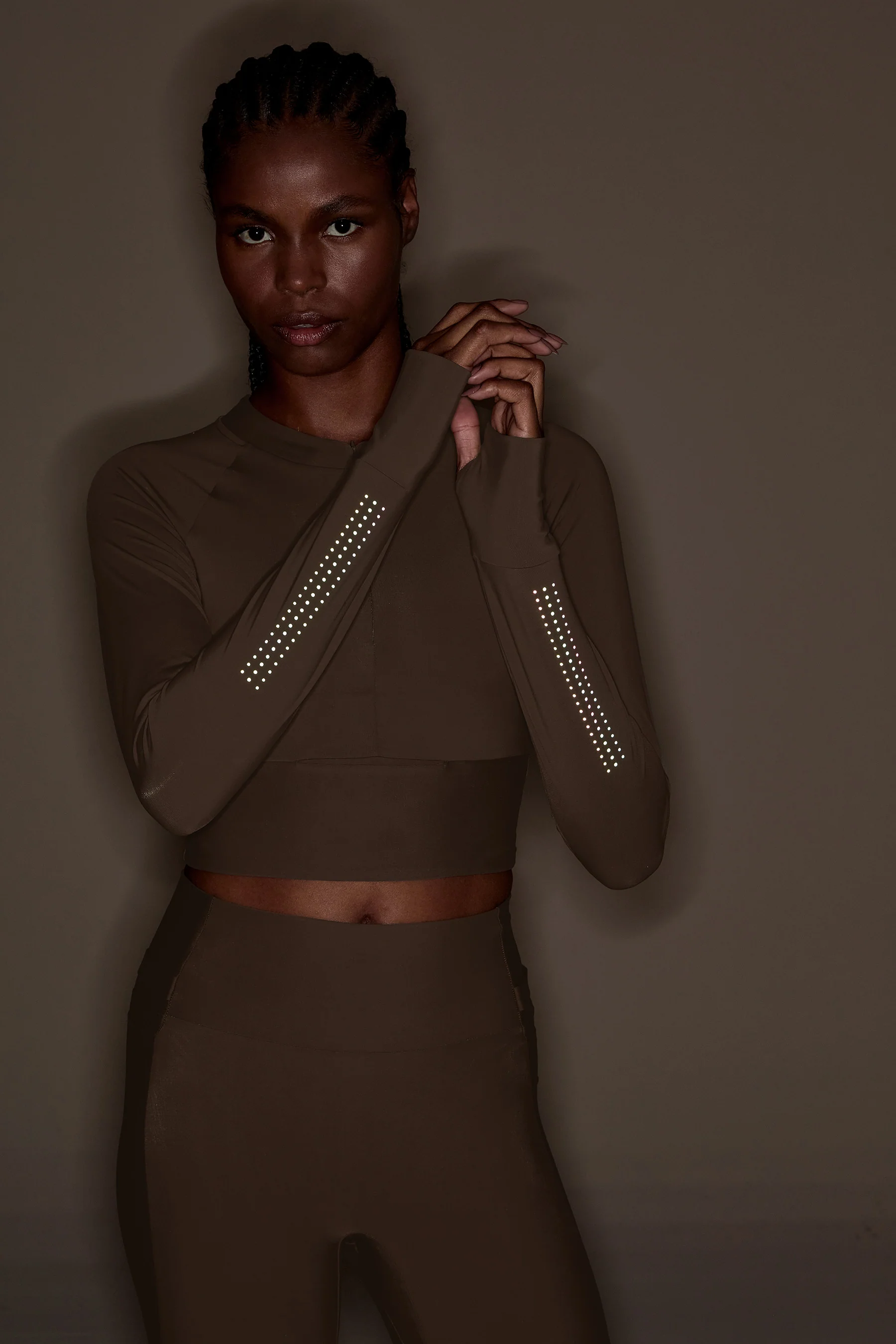 Race Pro® Tule Cropped Long Sleeve Top - Image 2