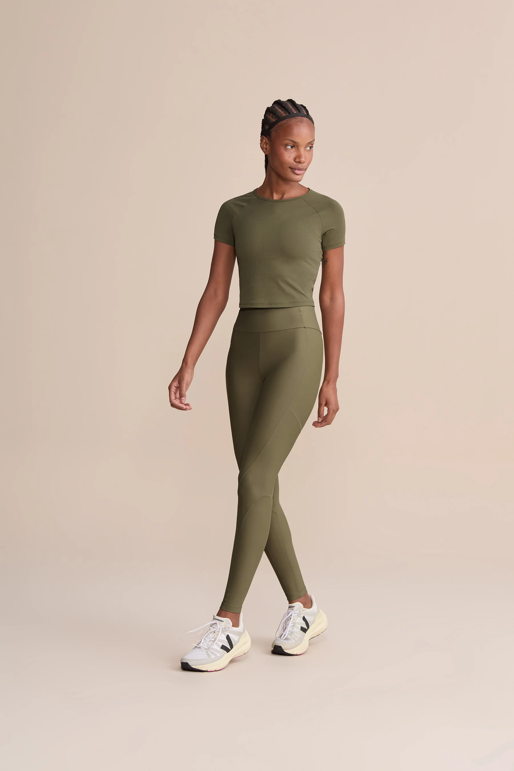 Raglan Ribbed Knit Top - Image 2