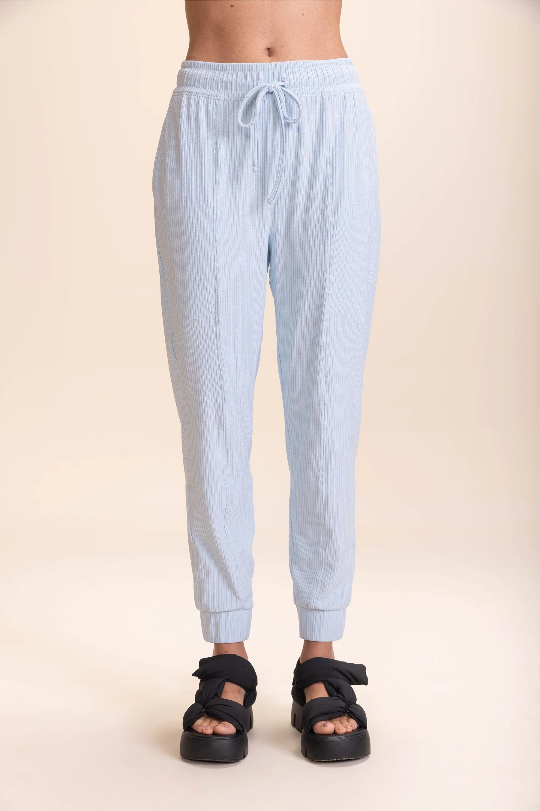 Rib Plush Pants - Image 2