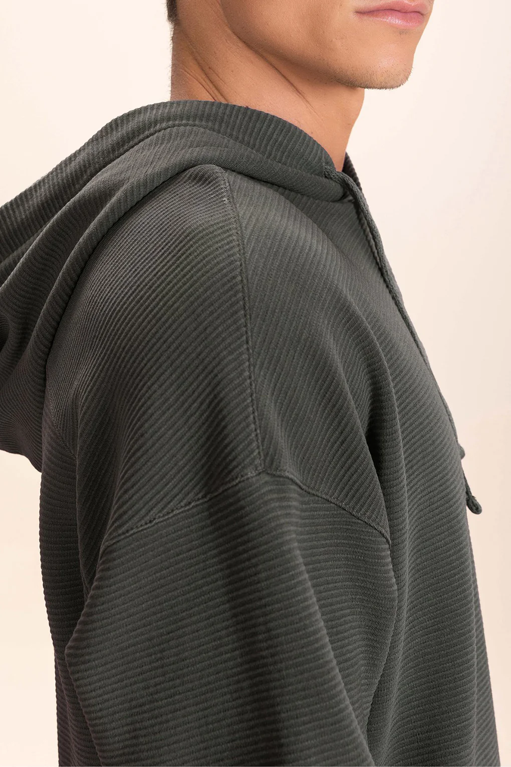 Ribbed Washed Men's Sweatshirt - Image 2