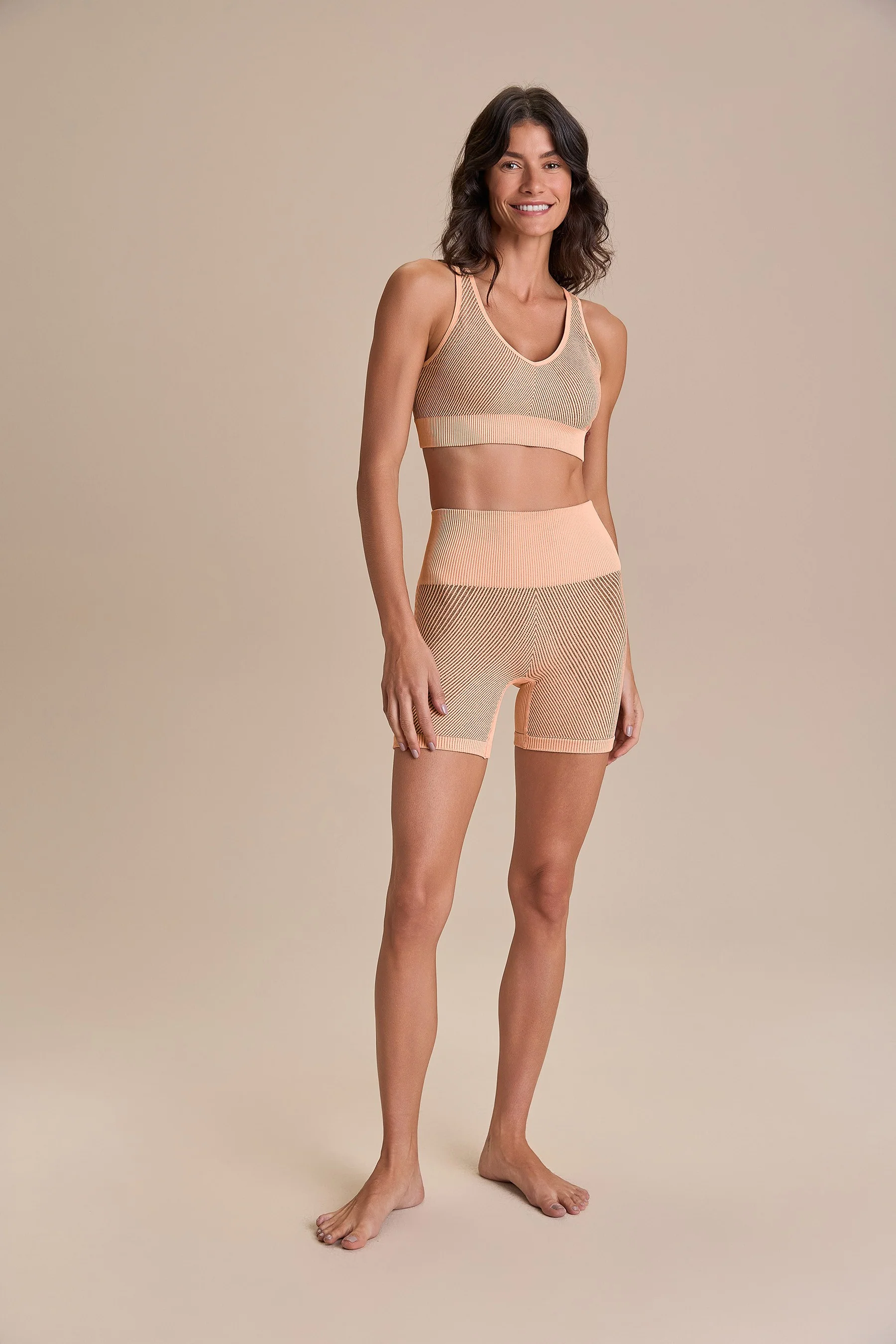 Seamless KnitĀ® Diagonal V Bra