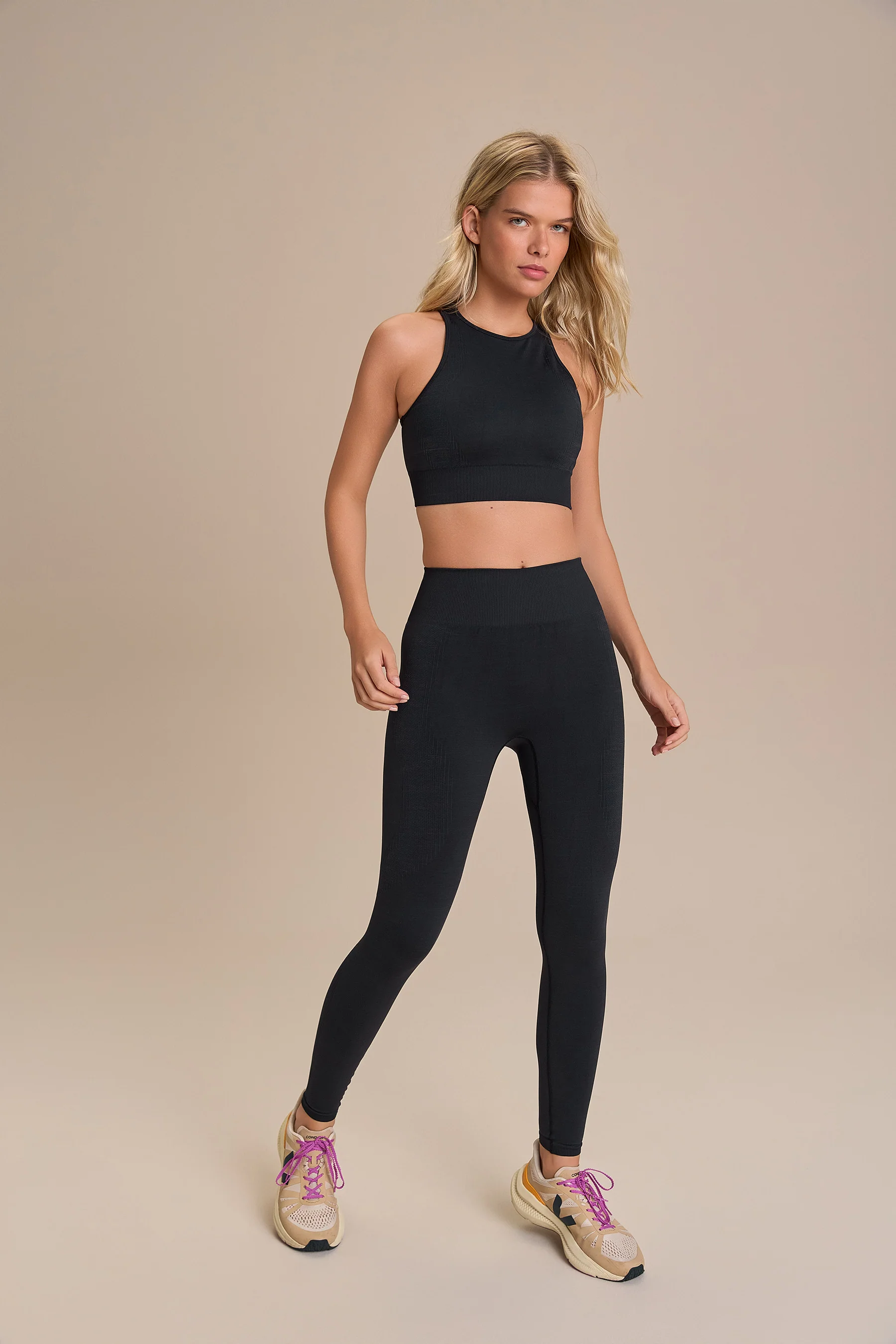 Seamless KnitĀ® Edge Leggings - Image 3