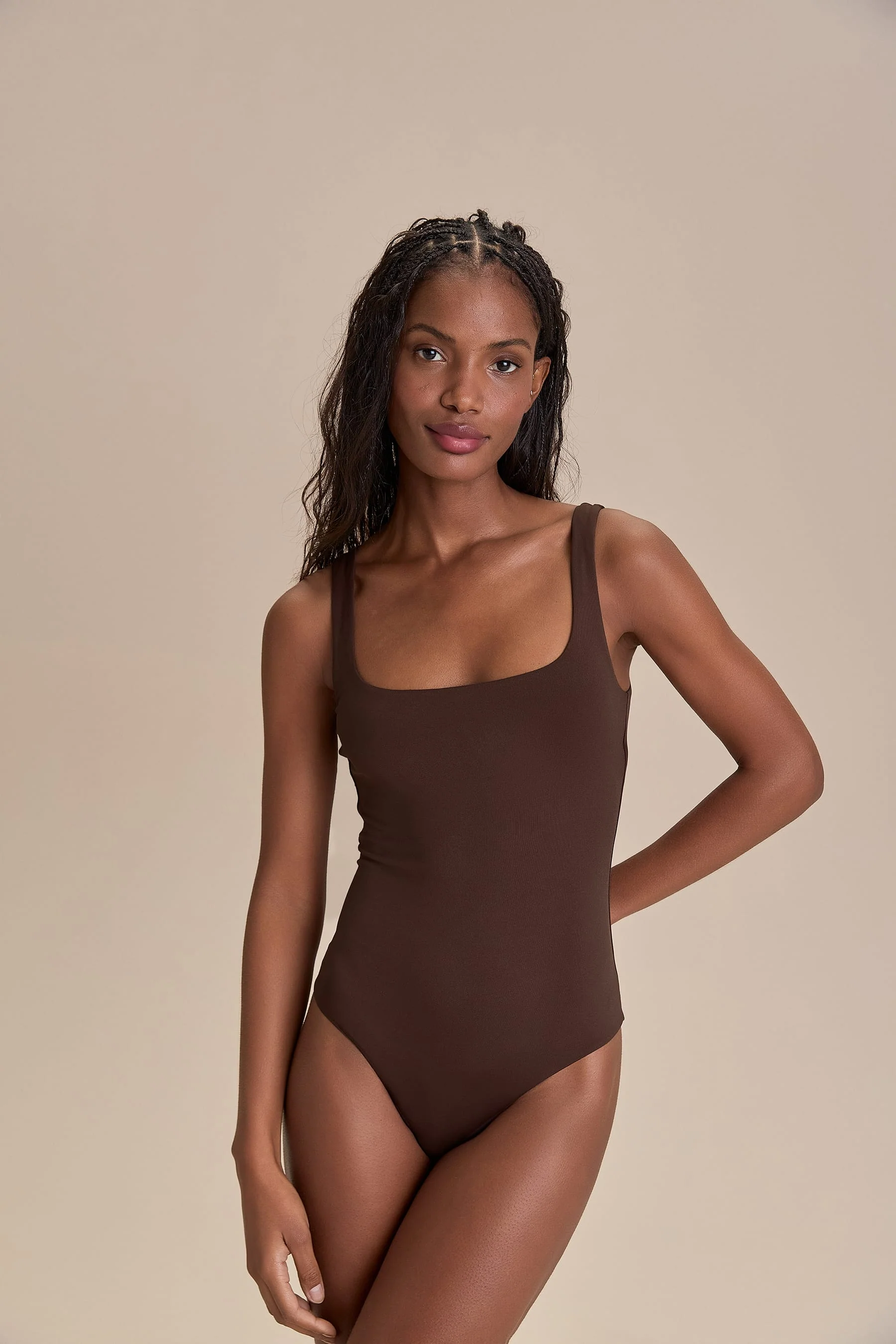 Sense Square-Neck One-Piece