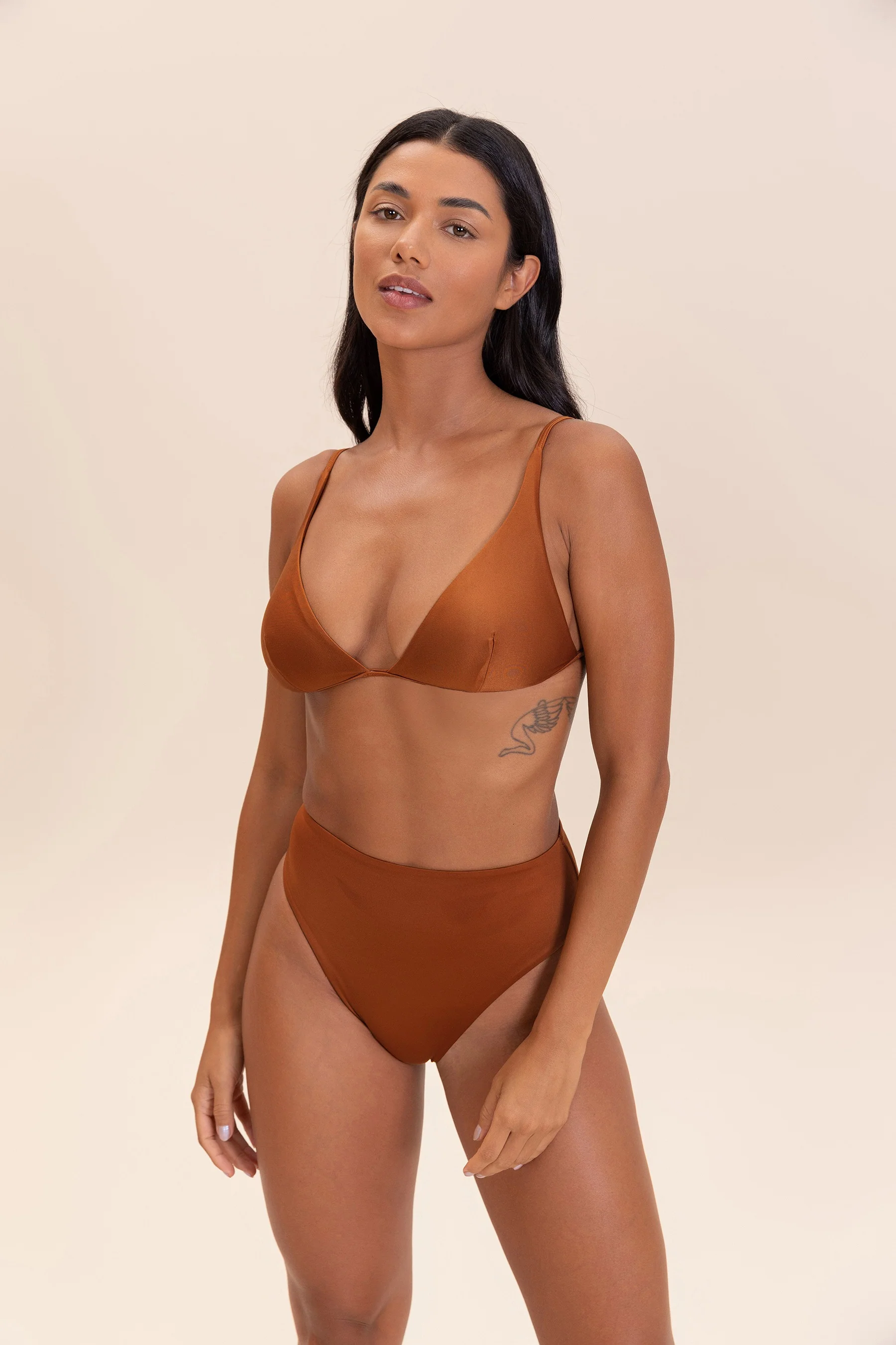 Shine High-Waisted Bikini Bottom - Image 3