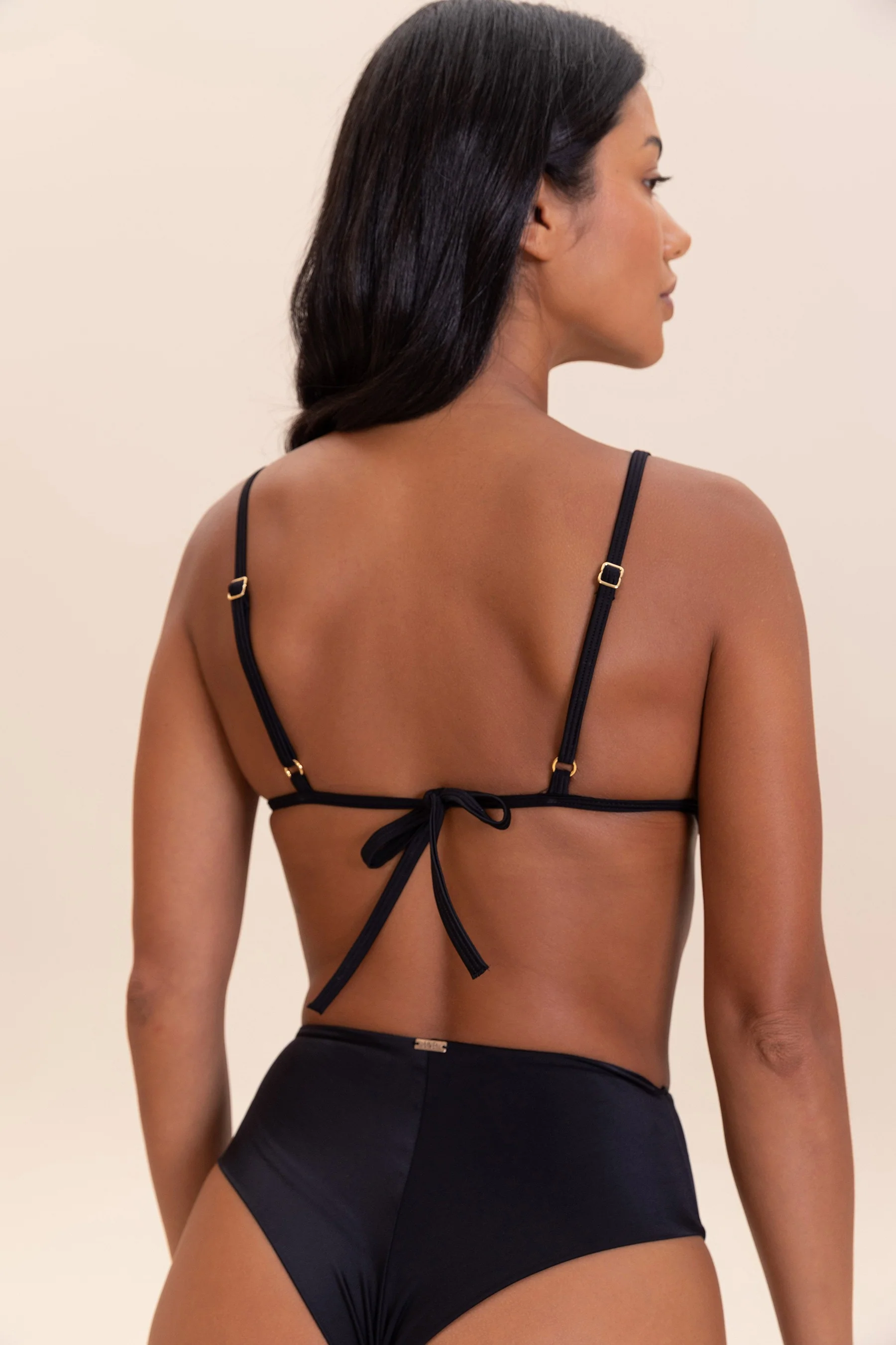 Shine Triangle Bikini Top - Image 2