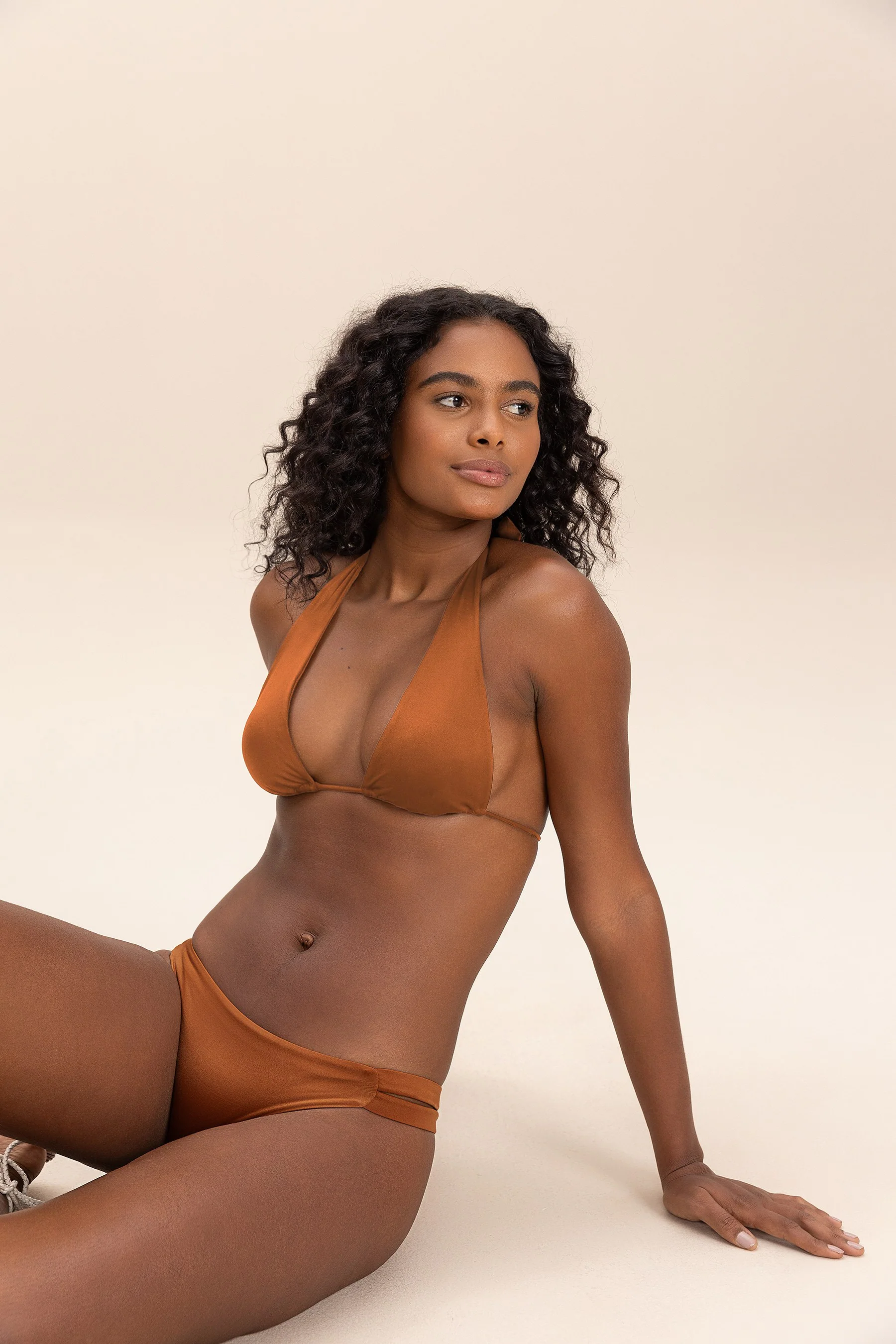 Shine Wide Band Bikini Top