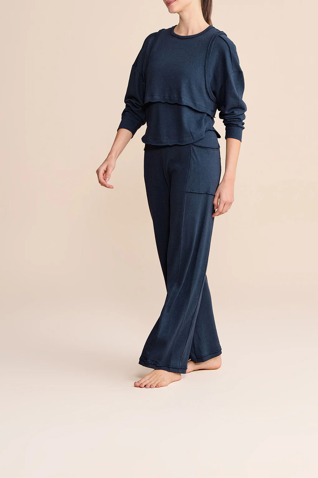 Slow Knit Straight-Leg Pants - Image 3