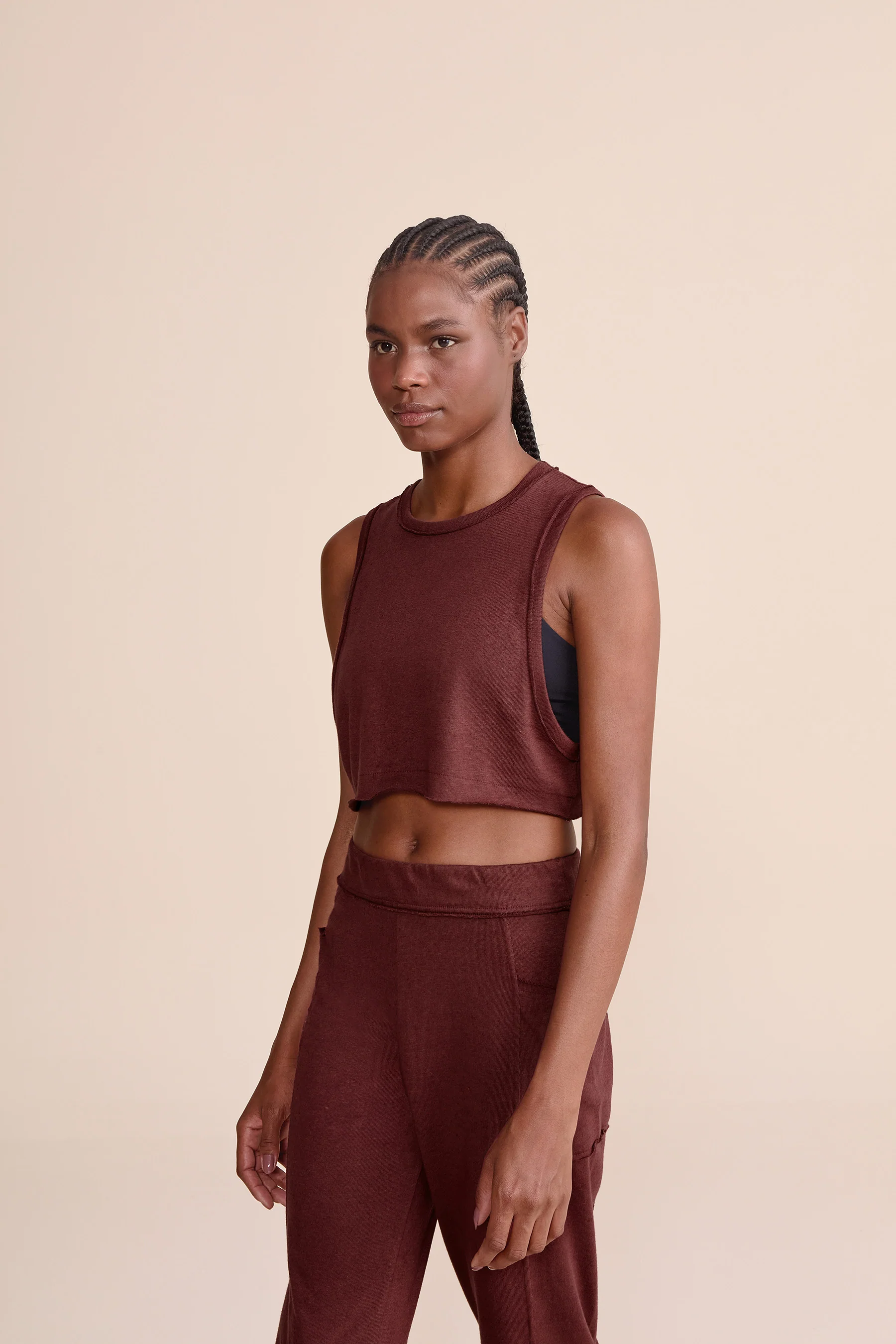 Slow Sweatshirt and Tank Top Set - Image 2