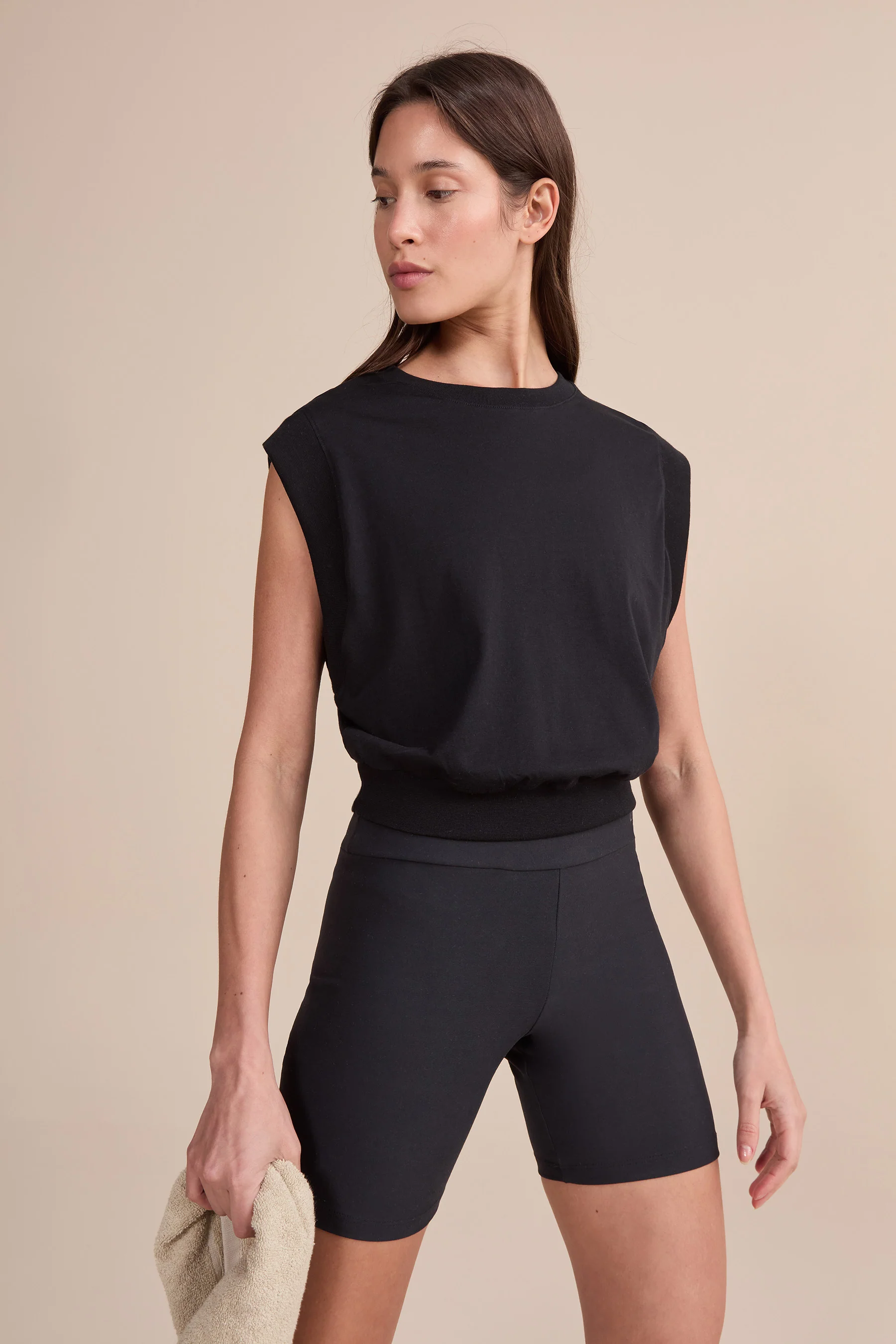 Soft Pima Cropped Tank Top - Image 5