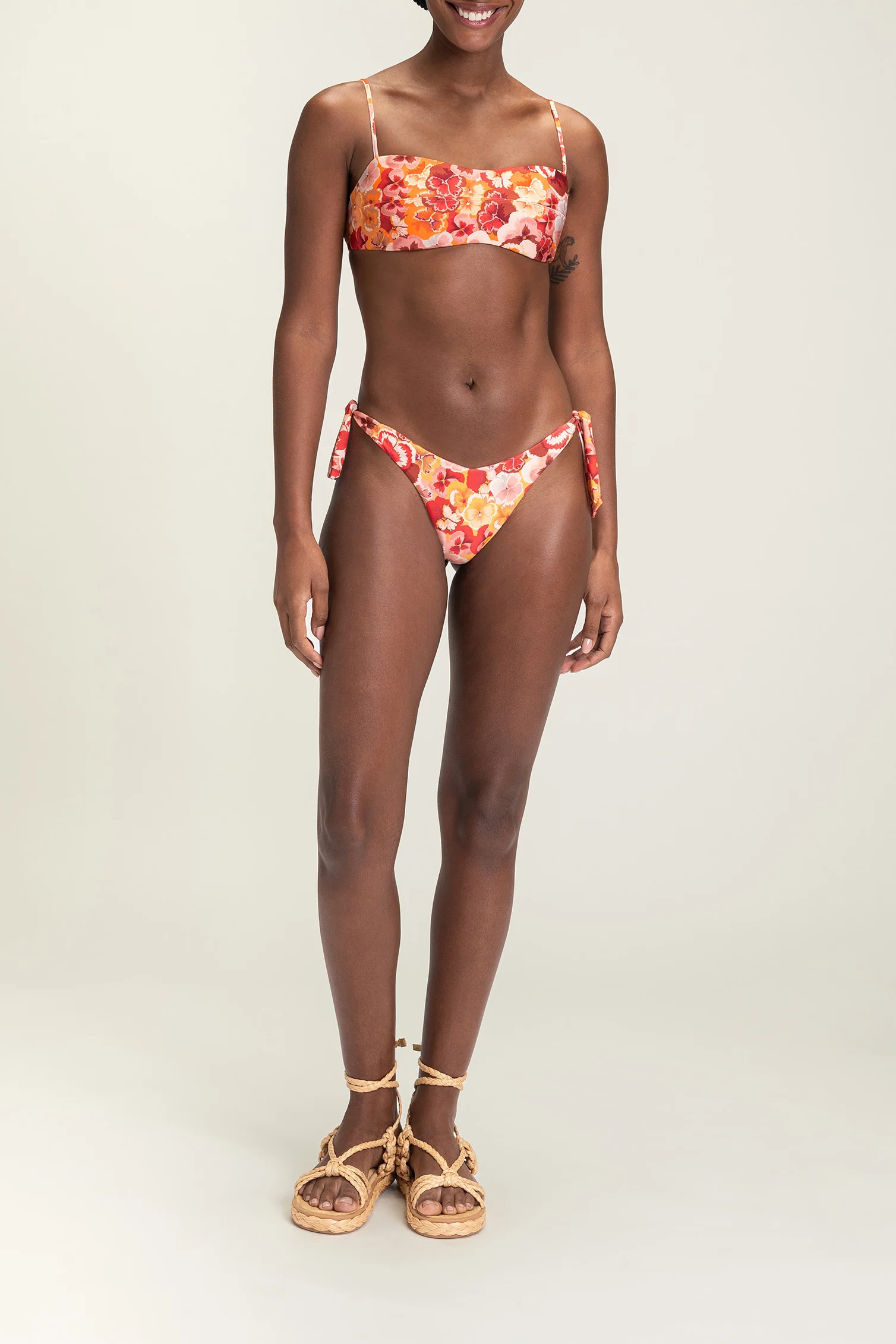 Spring Tie Bikini Thong