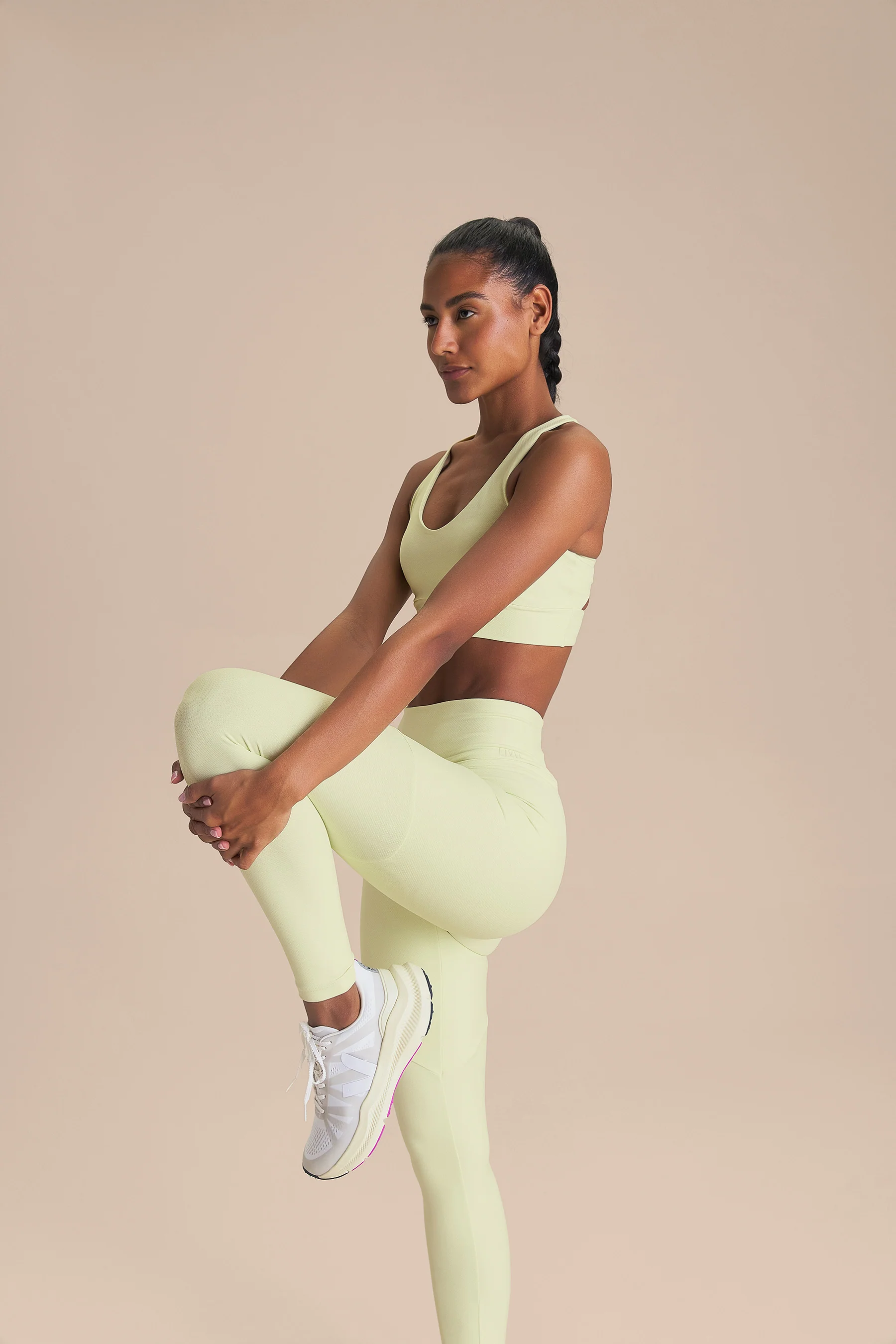 Tex Green Full-Length Leggings