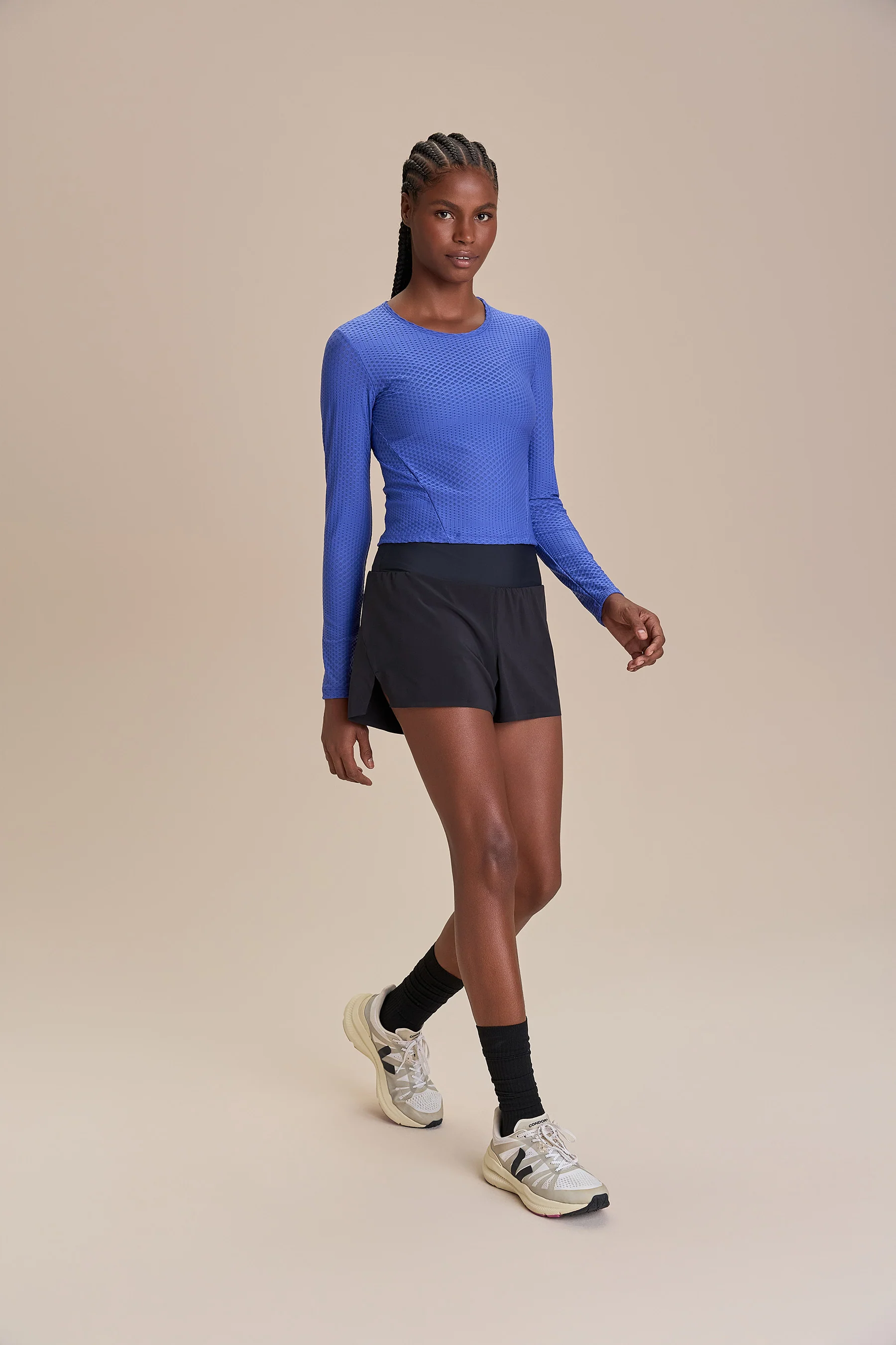 Texture Run Long Sleeve Top - Image 3