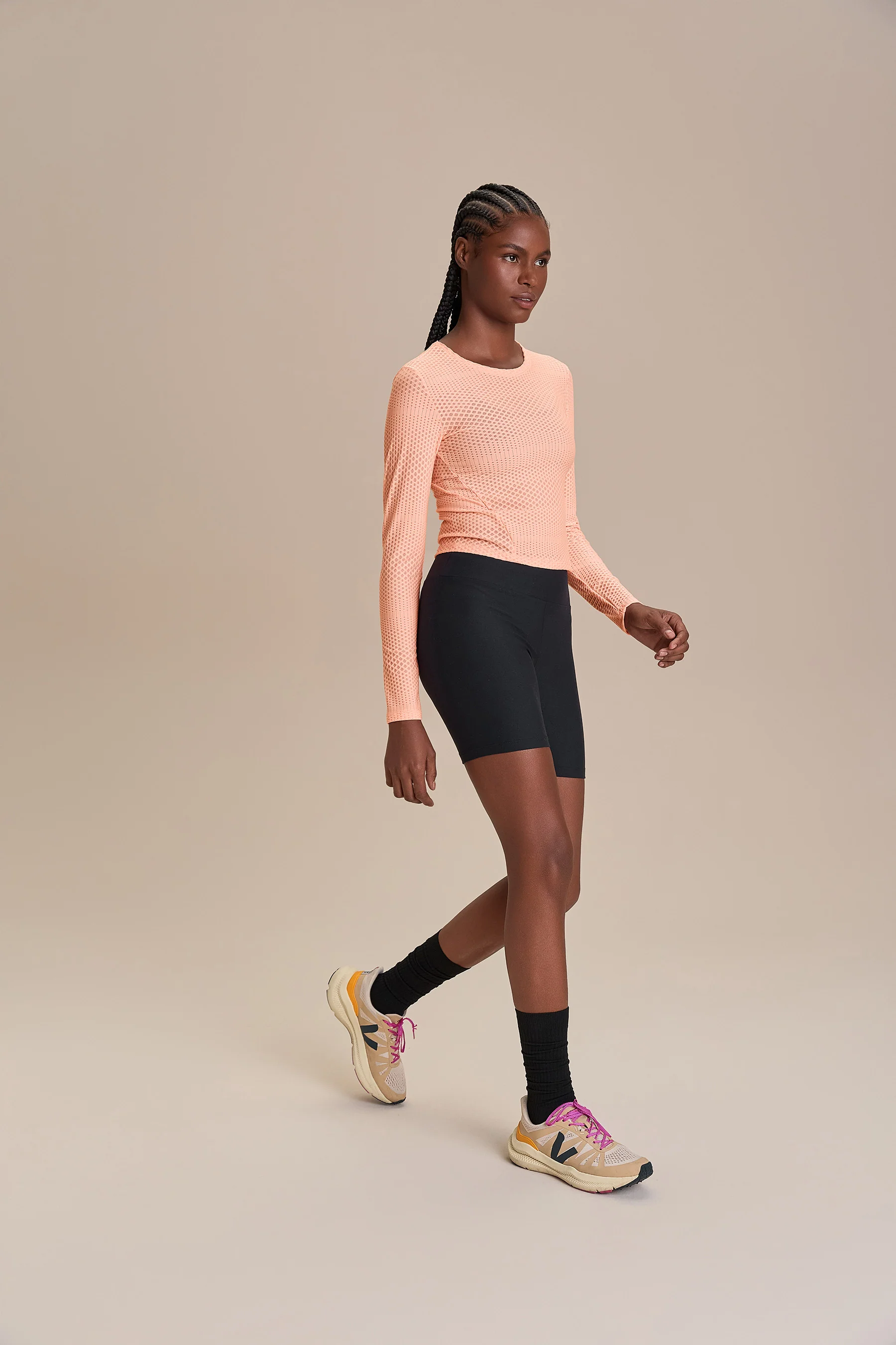 Texture Run Long Sleeve Top - Image 5
