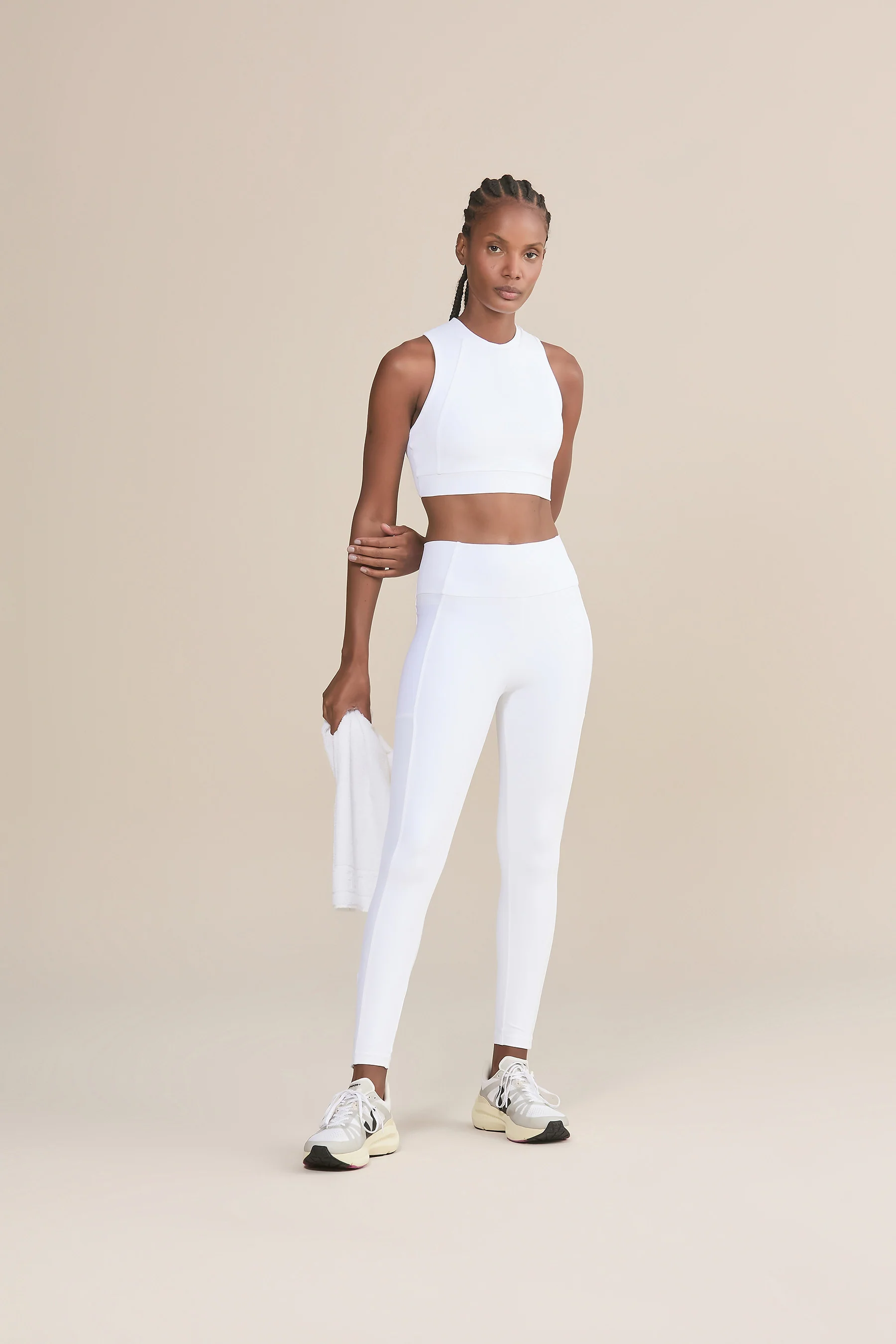 Upfit Tule Power White Long Leggings - Image 2